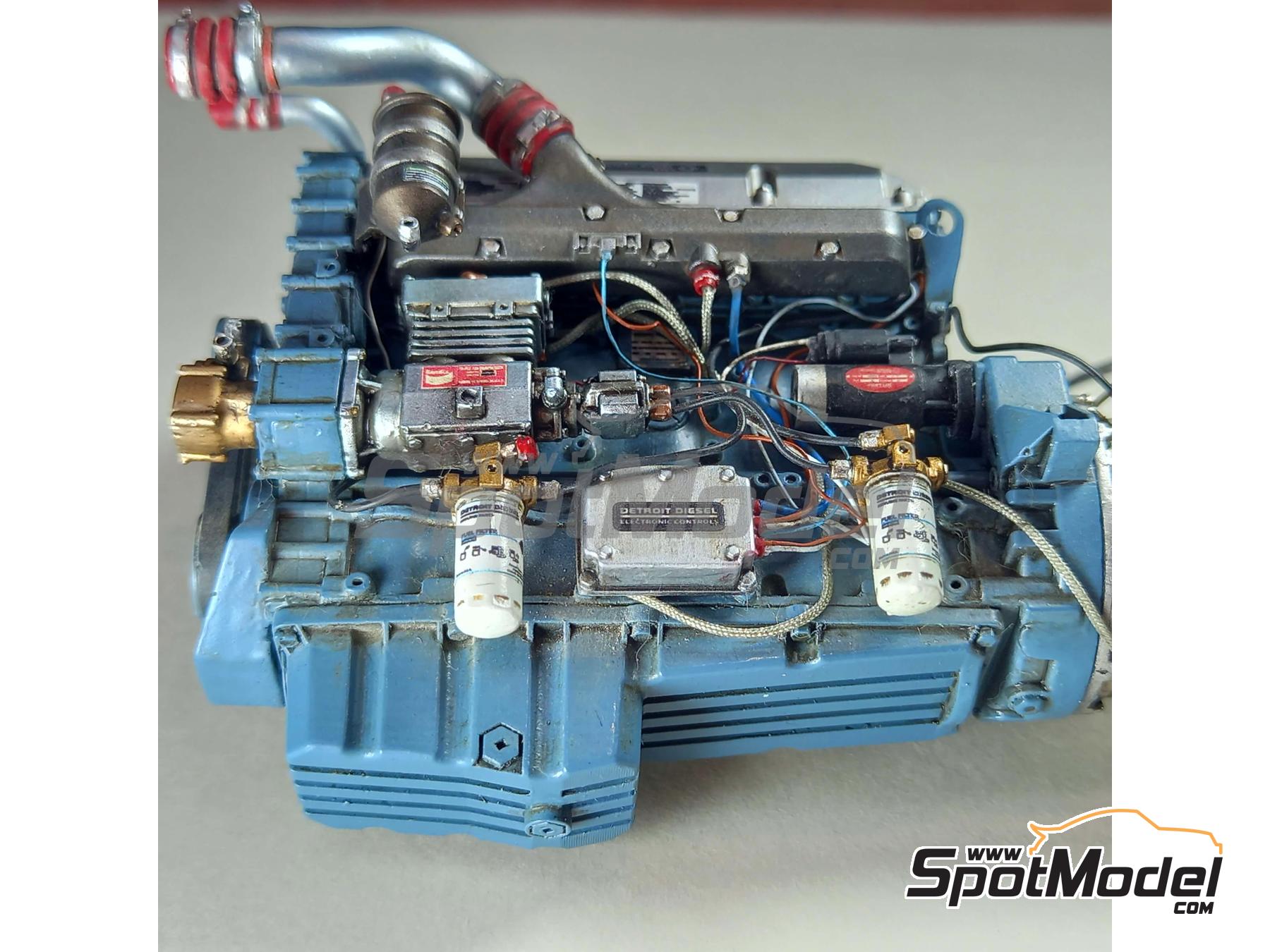 GPmodeling DD60: Engine 1/24 scale - Peterbilt Detroit Diesel