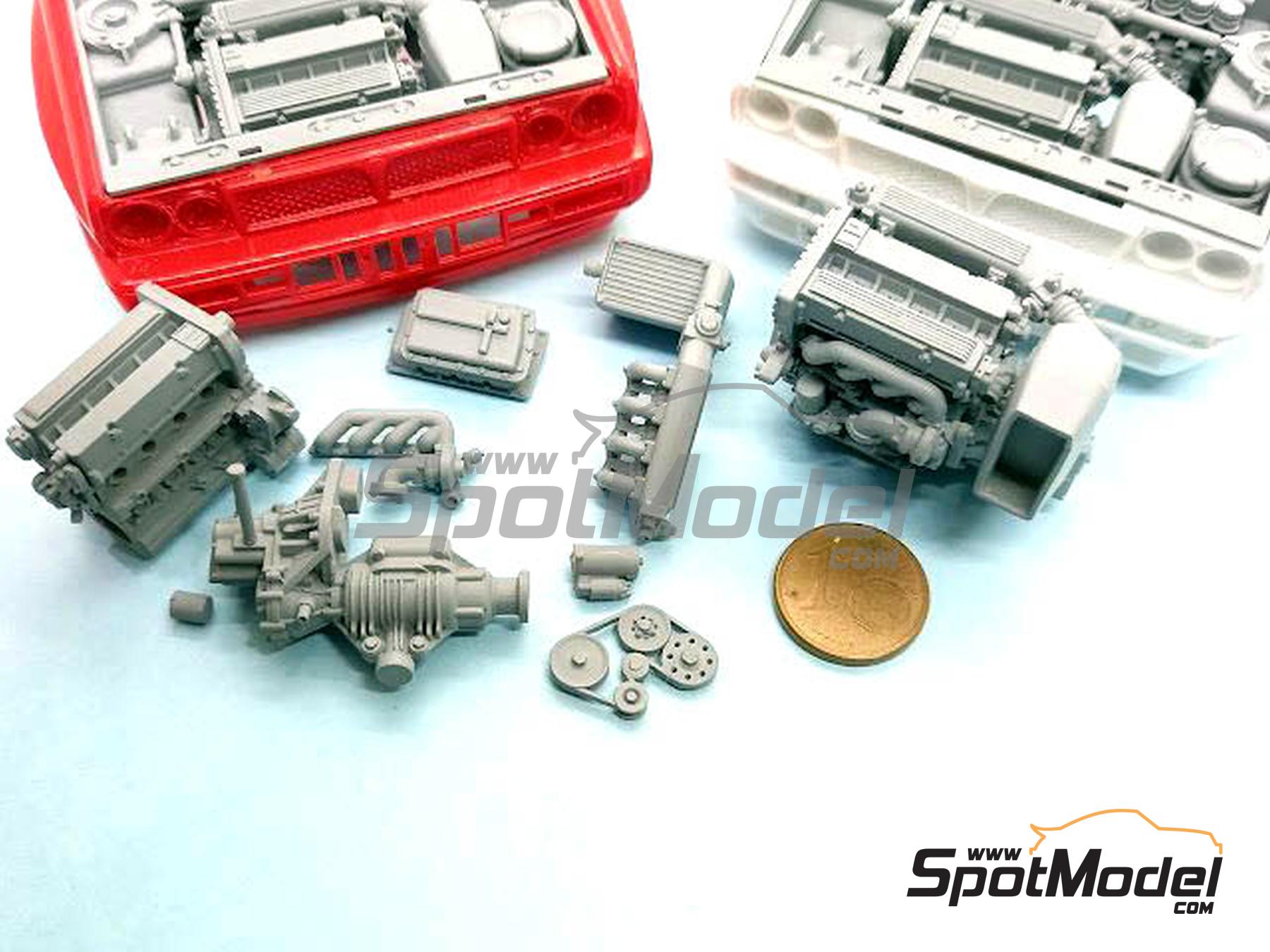 Image 7: Lancia Delta HF 16V | Engine in 1/24 scale manufactured by GPmodeling (ref.&nbsp;DELTA16V)