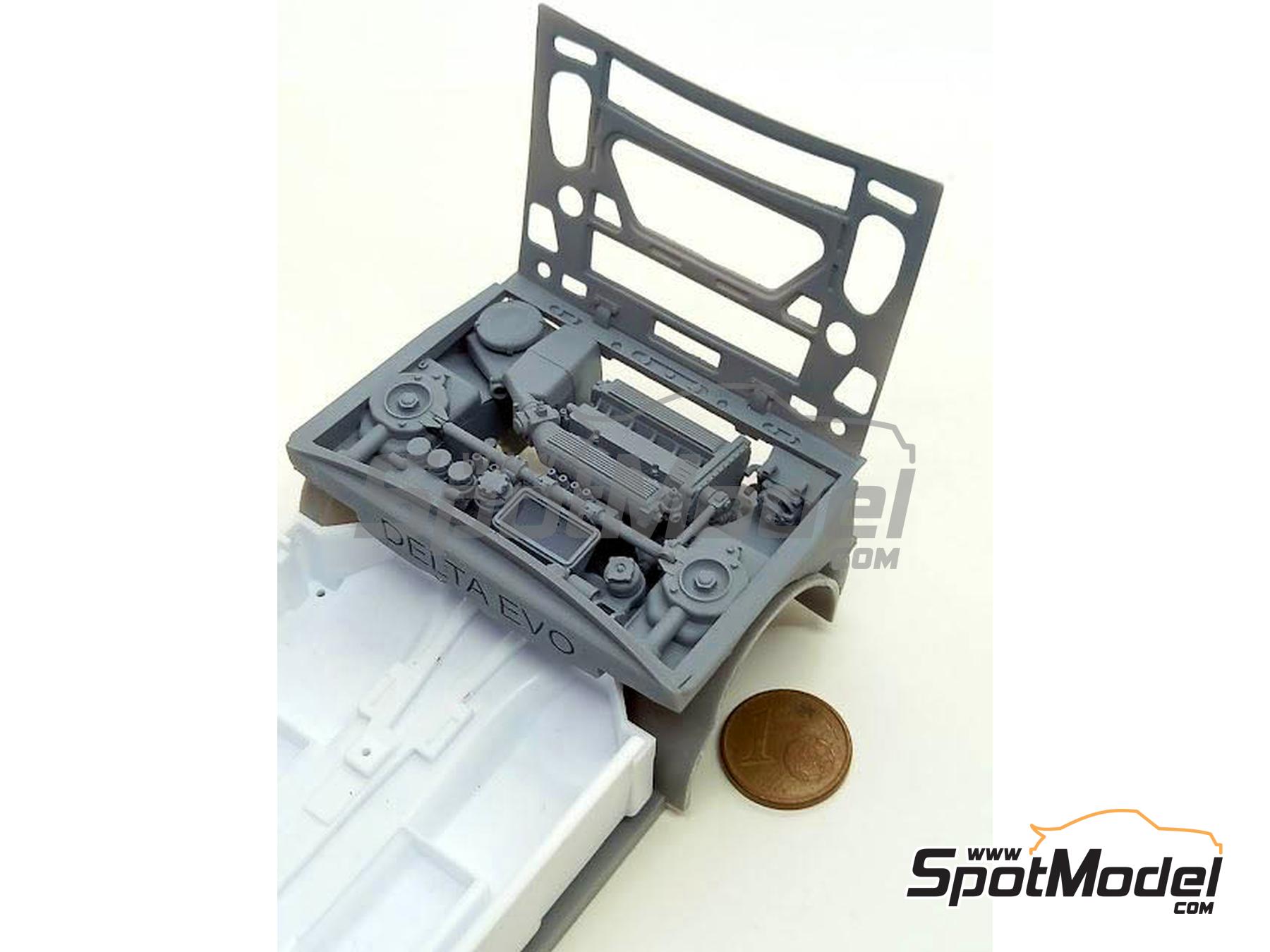 Image 13: Lancia Delta HF 16V | Engine in 1/24 scale manufactured by GPmodeling (ref.&nbsp;DELTA16V)
