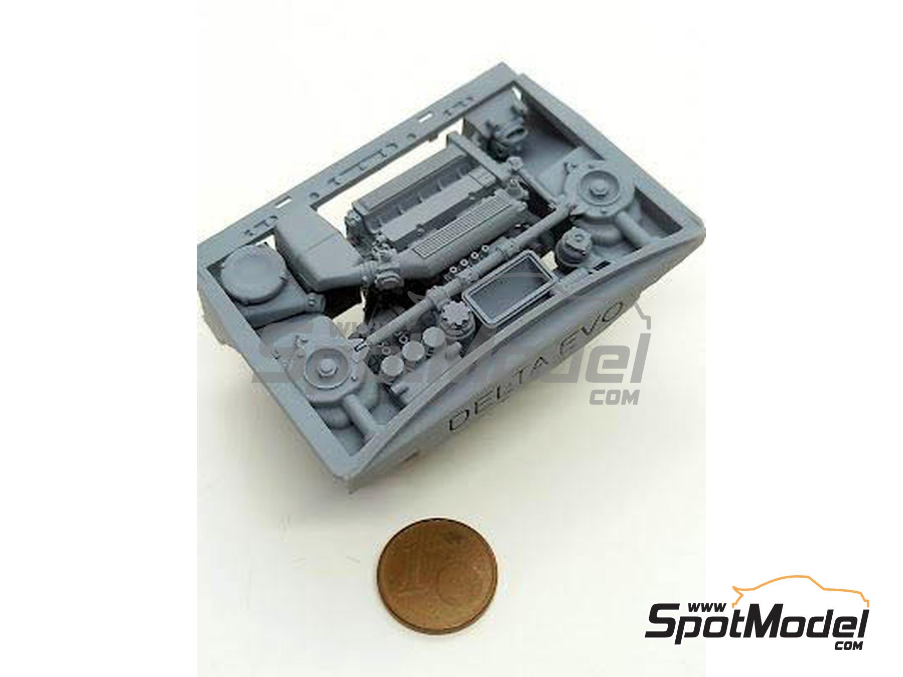 Image 14: Lancia Delta HF 16V | Engine in 1/24 scale manufactured by GPmodeling (ref.&nbsp;DELTA16V)