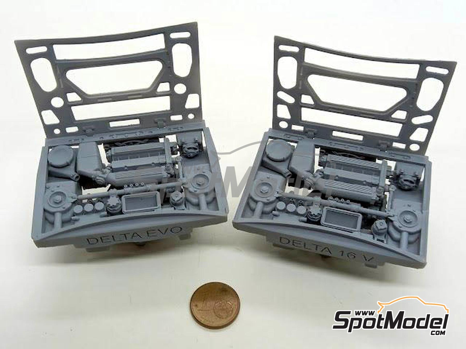 Image 15: Lancia Delta HF 16V | Engine in 1/24 scale manufactured by GPmodeling (ref.&nbsp;DELTA16V)