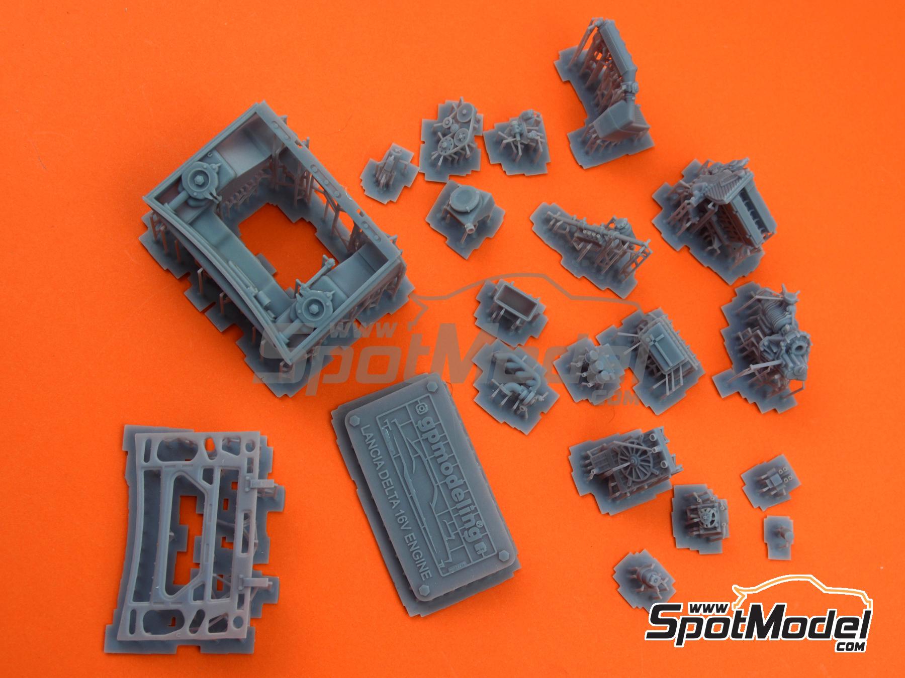 Image 17: Lancia Delta HF 16V | Engine in 1/24 scale manufactured by GPmodeling (ref.&nbsp;DELTA16V)