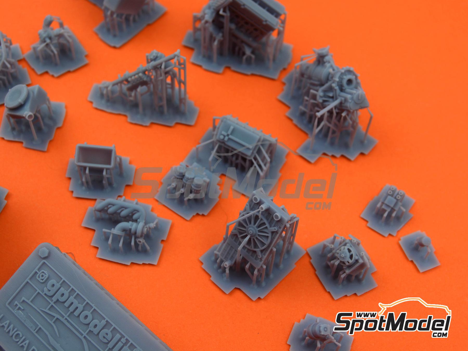 Image 18: Lancia Delta HF 16V | Engine in 1/24 scale manufactured by GPmodeling (ref.&nbsp;DELTA16V)