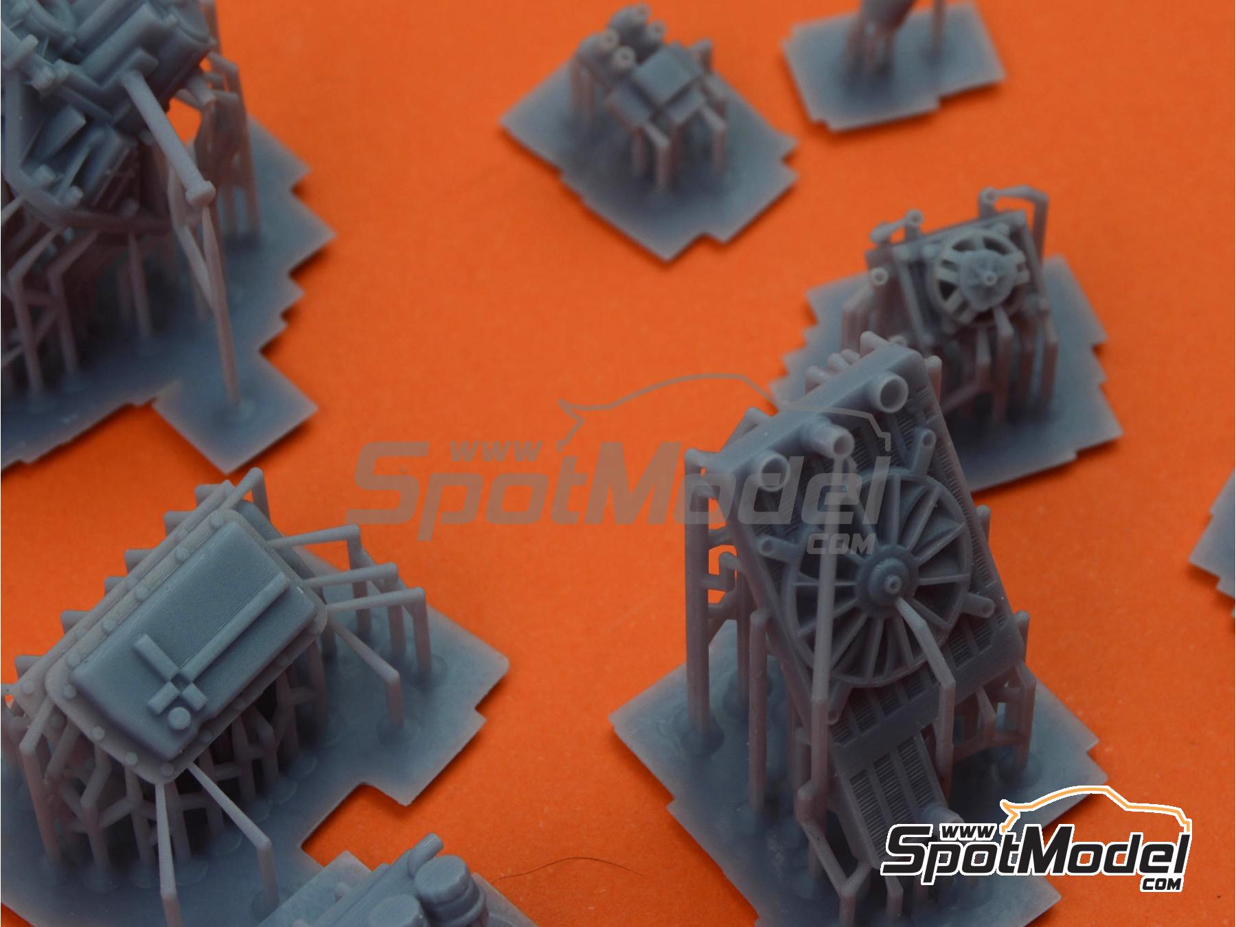 Image 20: Lancia Delta HF 16V | Engine in 1/24 scale manufactured by GPmodeling (ref.&nbsp;DELTA16V)