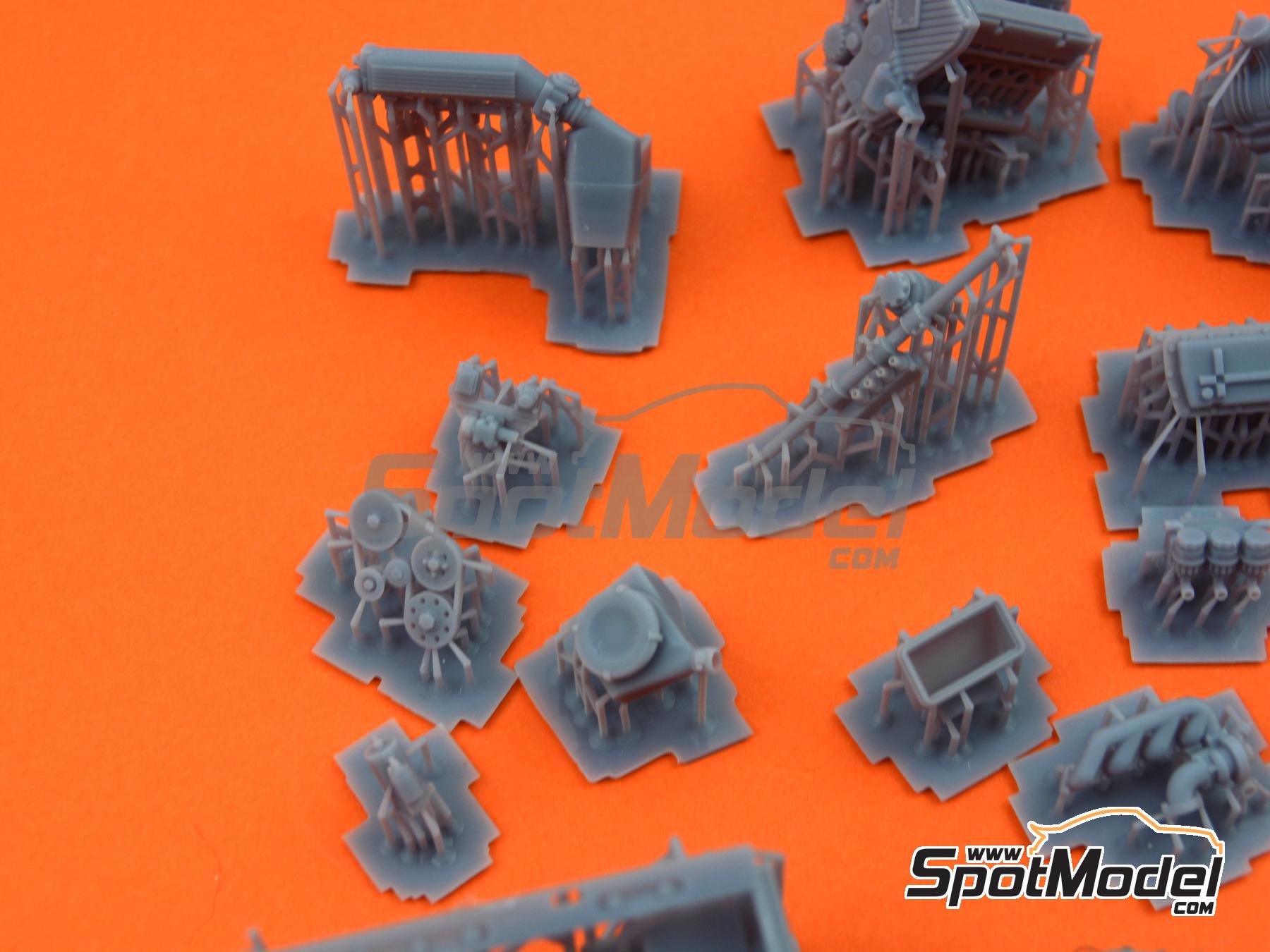 Image 22: Lancia Delta HF 16V | Engine in 1/24 scale manufactured by GPmodeling (ref.&nbsp;DELTA16V)