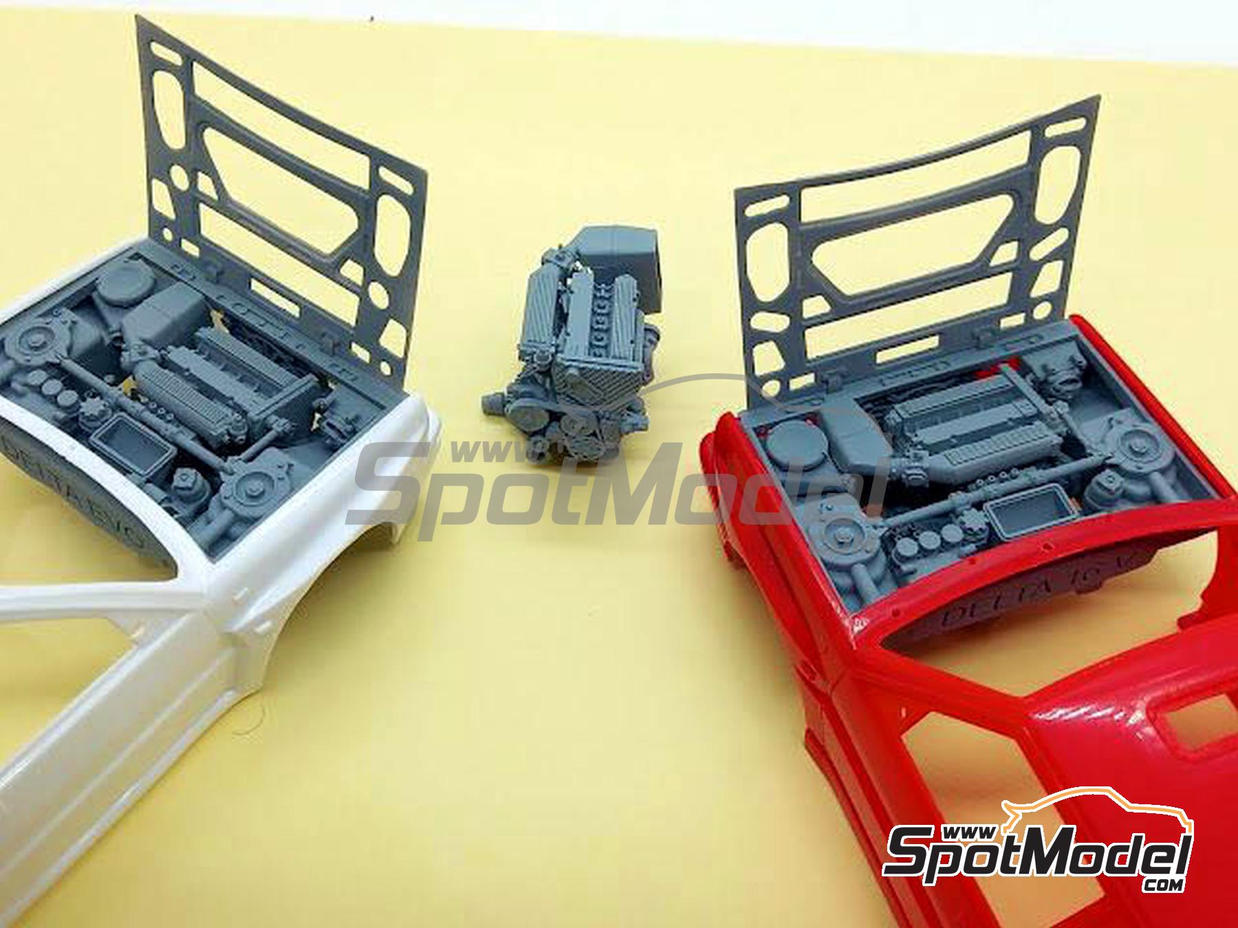 Image 2: Lancia Super Delta HF Integrale 16V Evo | Engine in 1/24 scale manufactured by GPmodeling (ref.&nbsp;DELTAEVO)