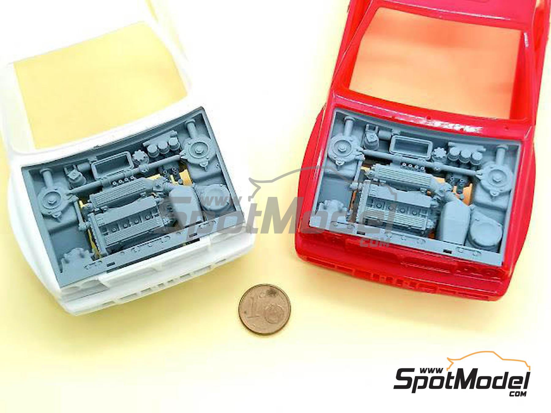 Image 4: Lancia Super Delta HF Integrale 16V Evo | Engine in 1/24 scale manufactured by GPmodeling (ref.&nbsp;DELTAEVO)