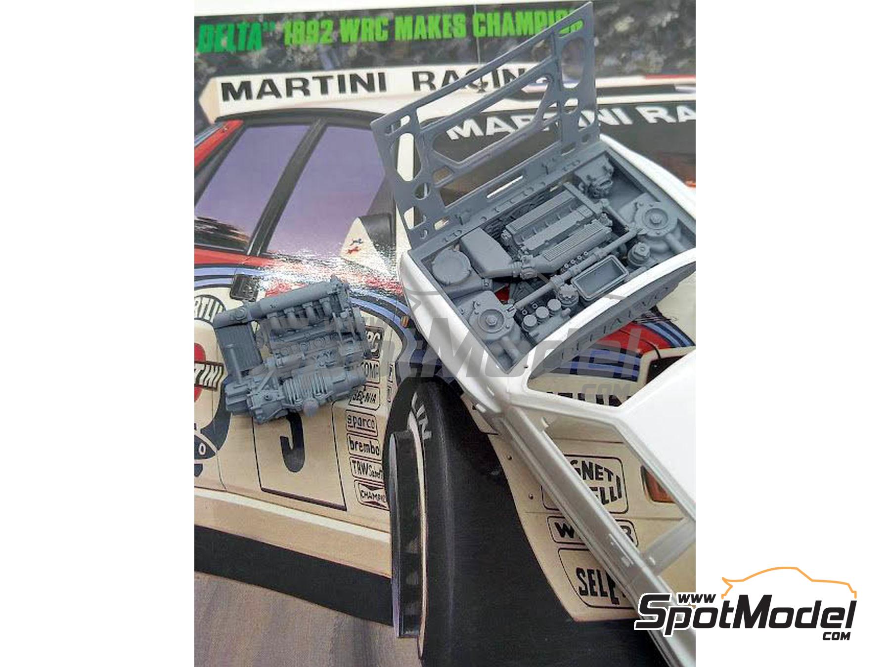 Image 5: Lancia Super Delta HF Integrale 16V Evo | Engine in 1/24 scale manufactured by GPmodeling (ref.&nbsp;DELTAEVO)