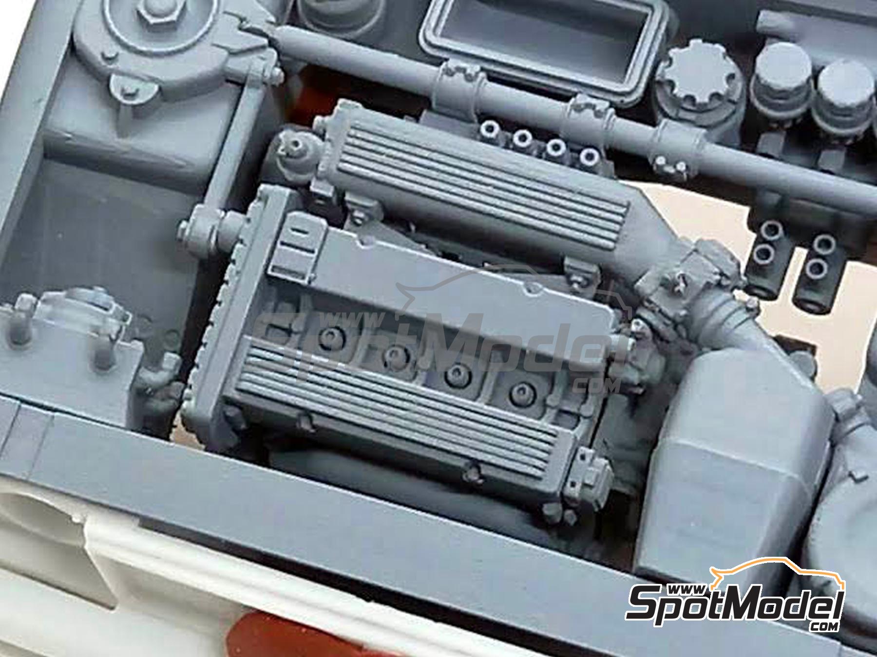 Image 8: Lancia Super Delta HF Integrale 16V Evo | Engine in 1/24 scale manufactured by GPmodeling (ref.&nbsp;DELTAEVO)