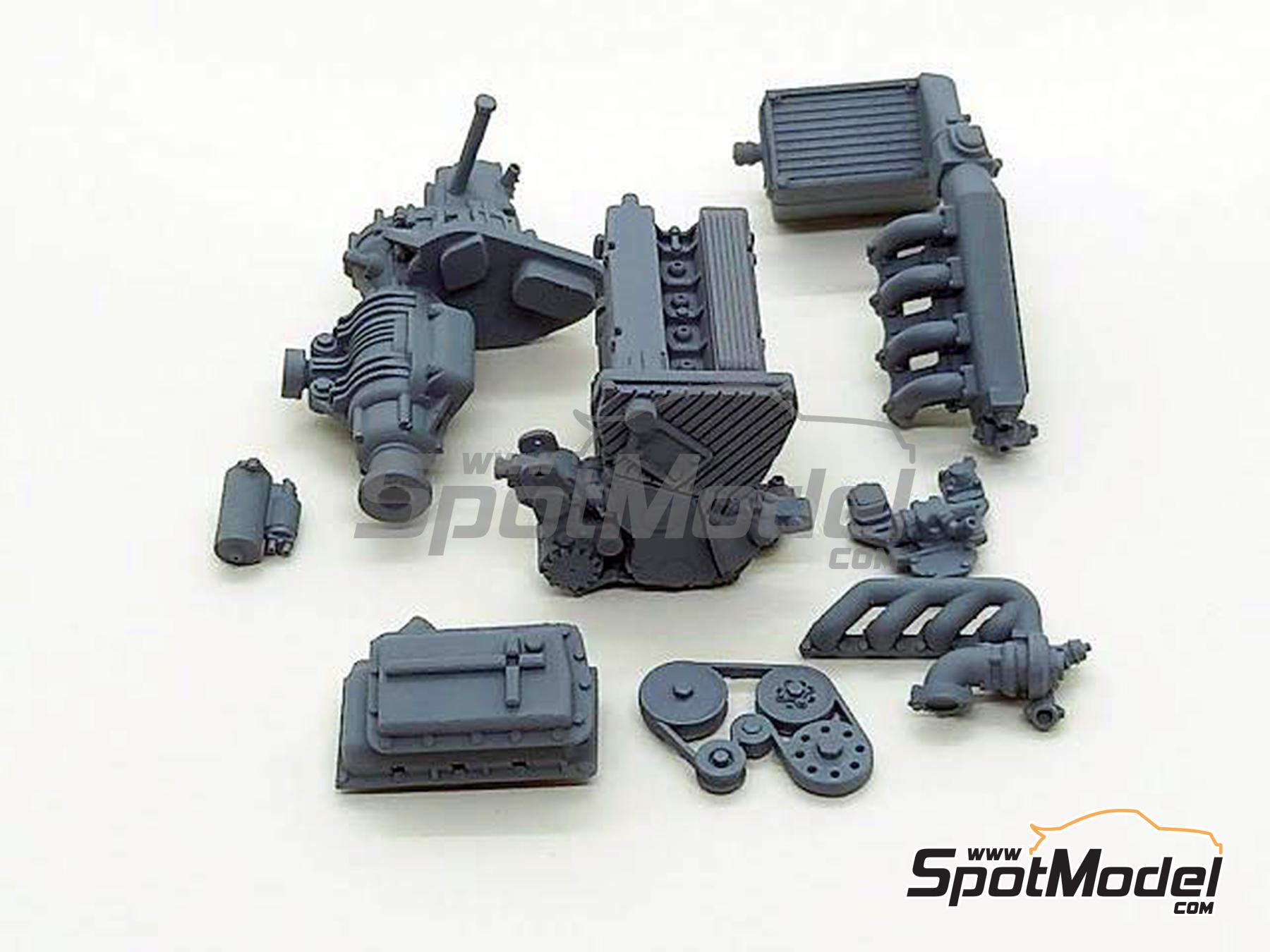 Image 10: Lancia Super Delta HF Integrale 16V Evo | Engine in 1/24 scale manufactured by GPmodeling (ref.&nbsp;DELTAEVO)