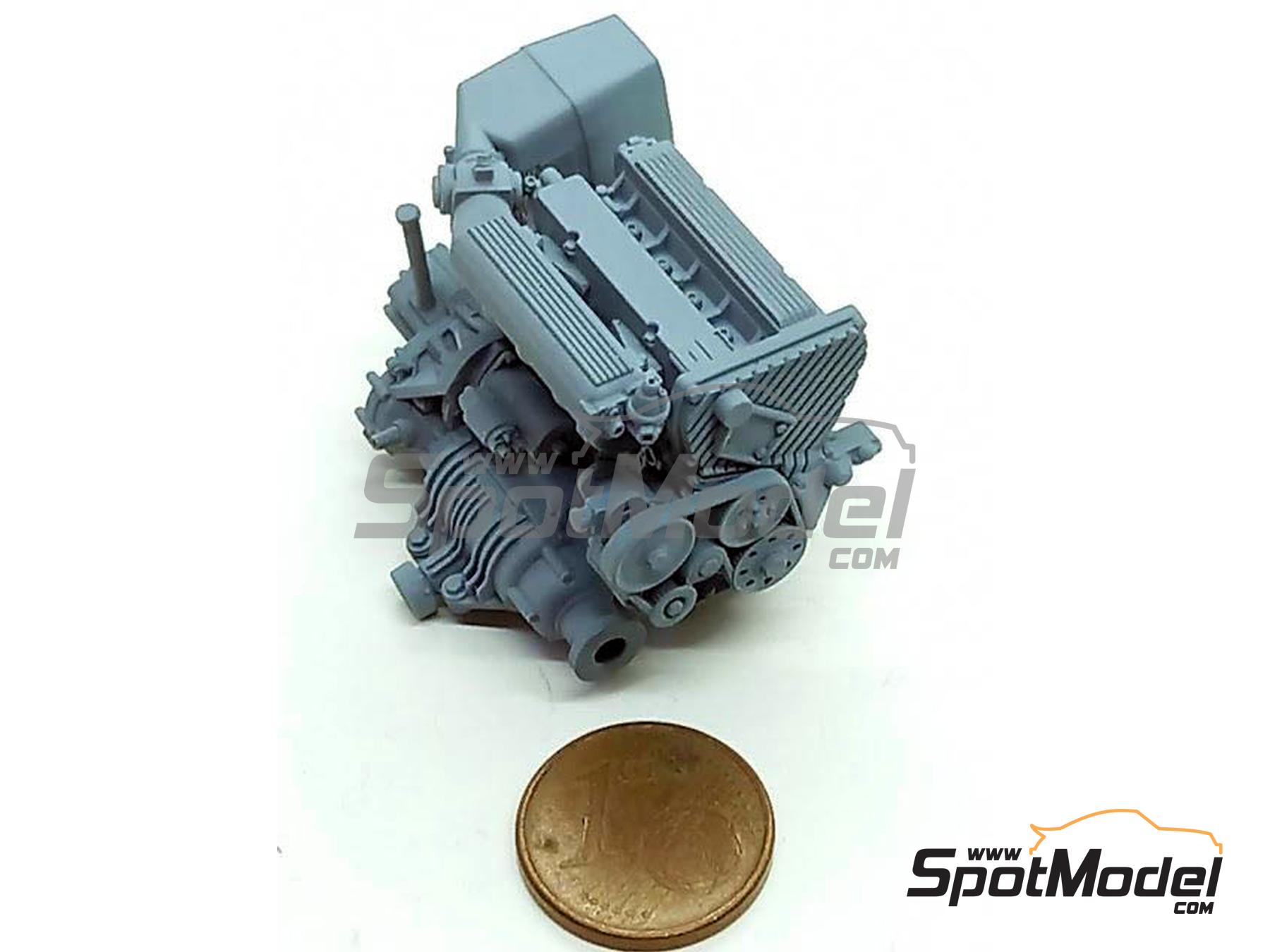 Image 11: Lancia Super Delta HF Integrale 16V Evo | Engine in 1/24 scale manufactured by GPmodeling (ref.&nbsp;DELTAEVO)