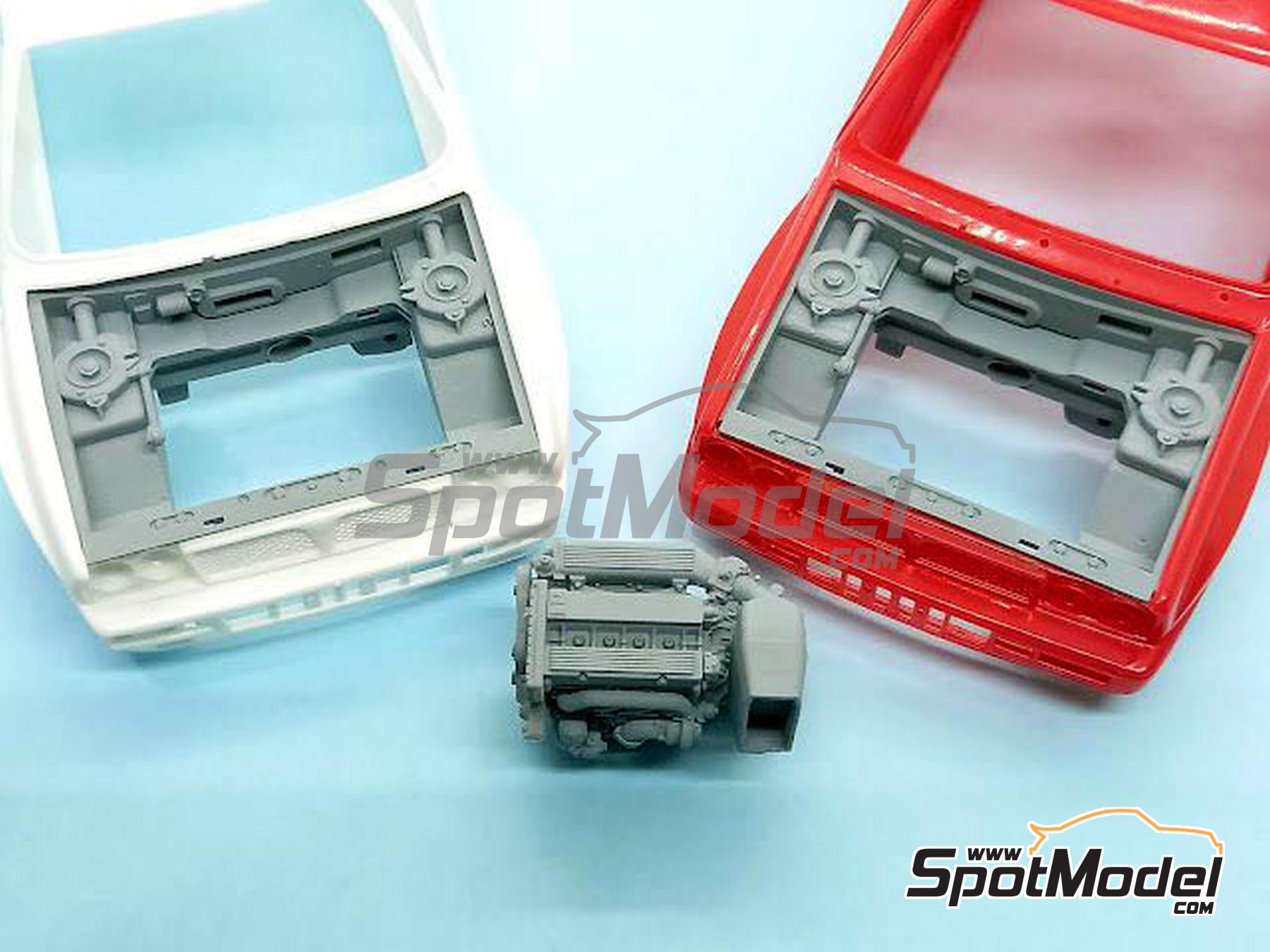 Image 12: Lancia Super Delta HF Integrale 16V Evo | Engine in 1/24 scale manufactured by GPmodeling (ref.&nbsp;DELTAEVO)