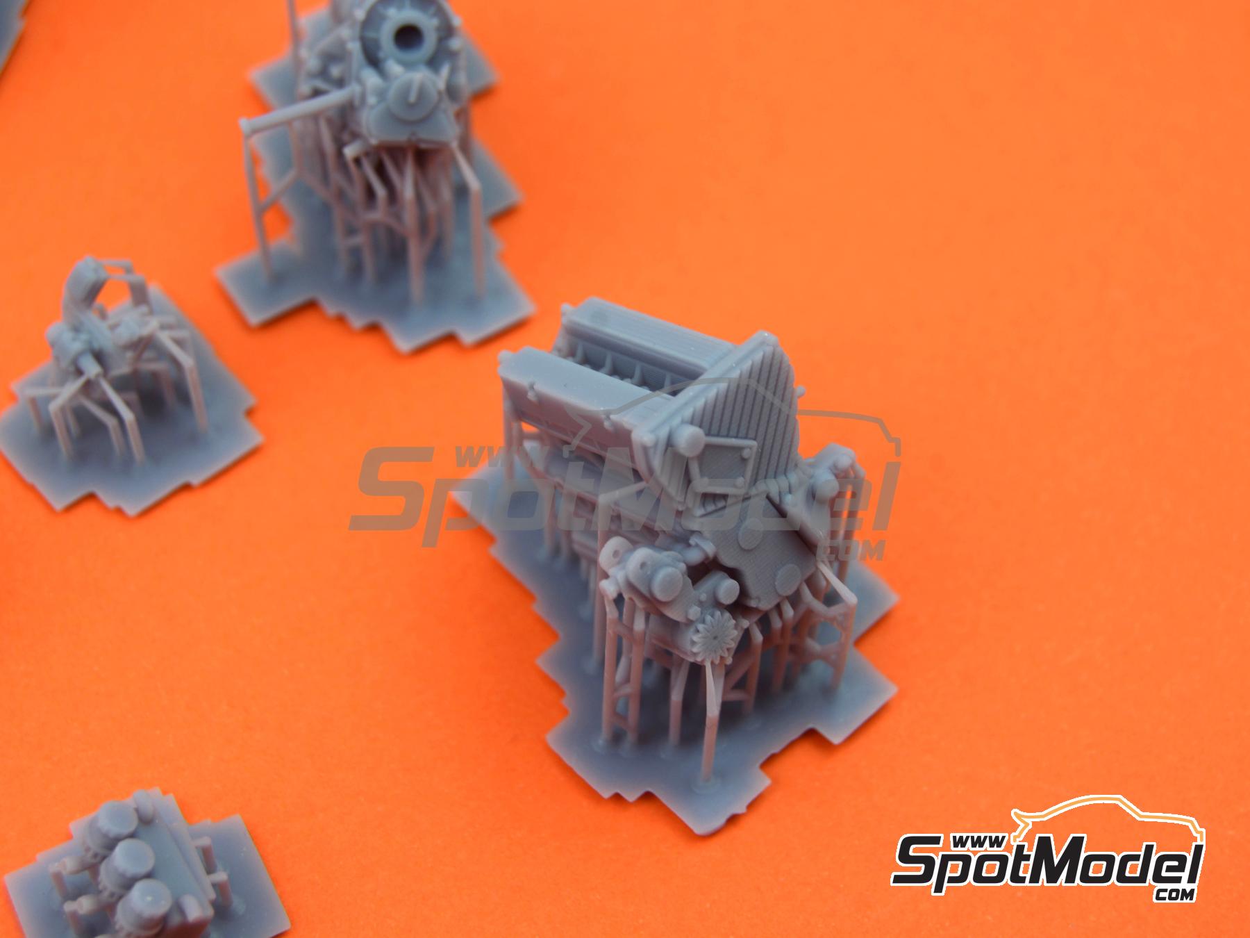 Image 18: Lancia Super Delta HF Integrale 16V Evo | Engine in 1/24 scale manufactured by GPmodeling (ref.&nbsp;DELTAEVO)