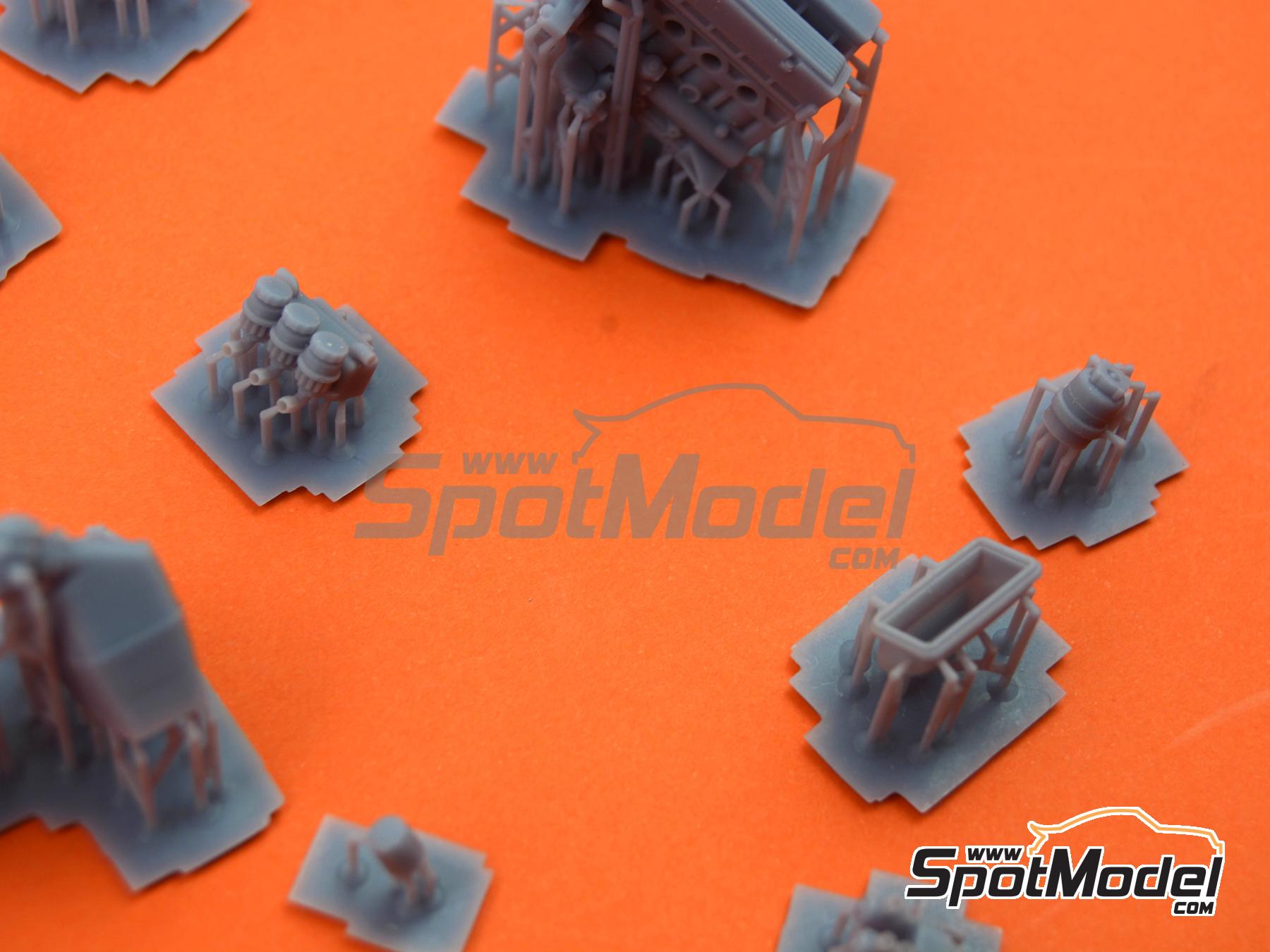 Image 21: Lancia Super Delta HF Integrale 16V Evo | Engine in 1/24 scale manufactured by GPmodeling (ref.&nbsp;DELTAEVO)