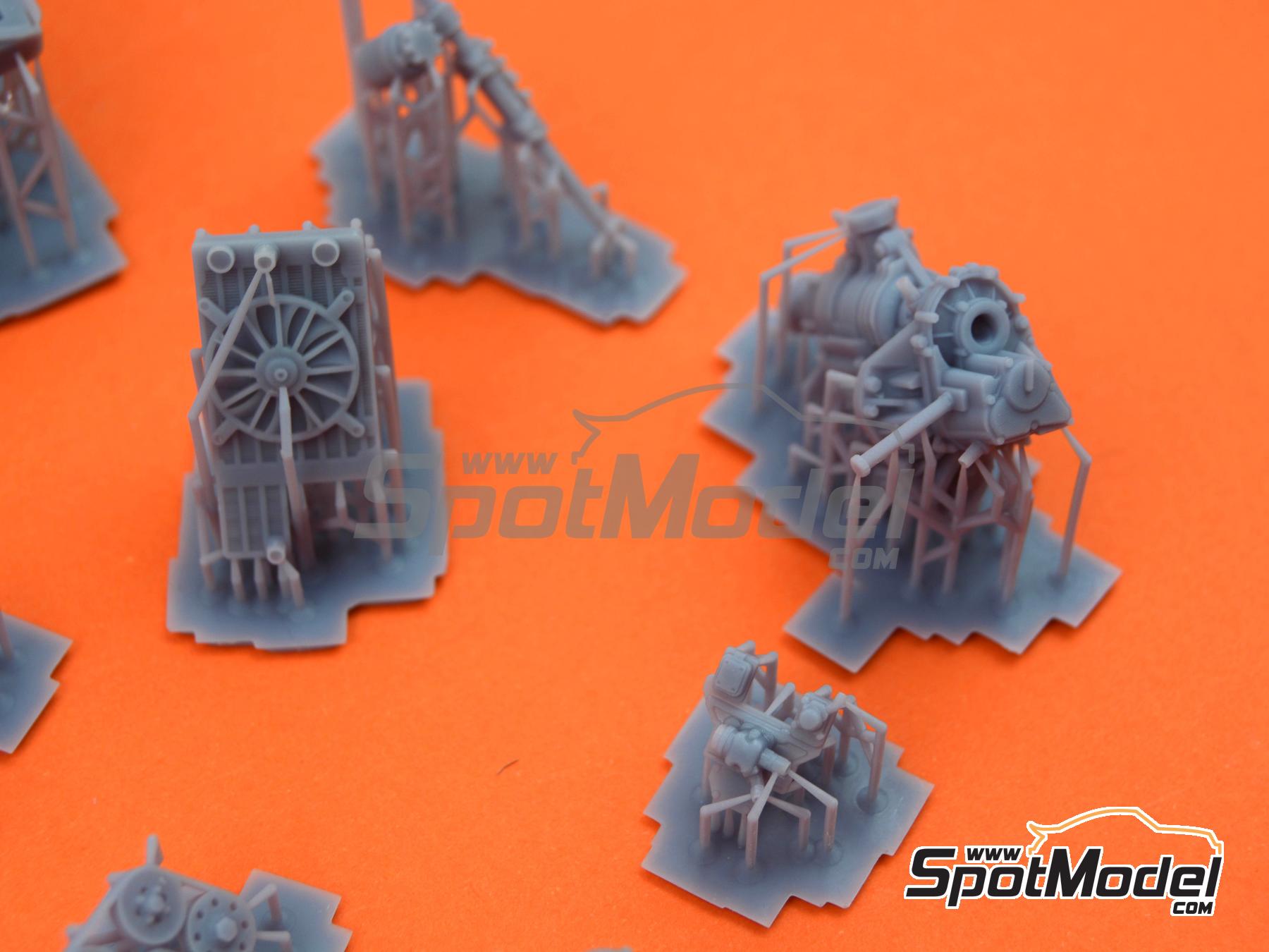 Image 23: Lancia Super Delta HF Integrale 16V Evo | Engine in 1/24 scale manufactured by GPmodeling (ref.&nbsp;DELTAEVO)