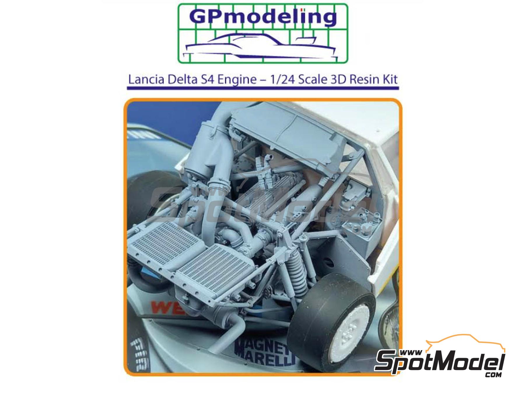 Image 1: Lancia Delta S4 Grupo B | Motor en escala&nbsp;1/24 fabricado por GPmodeling (ref.&nbsp;GP-S426)