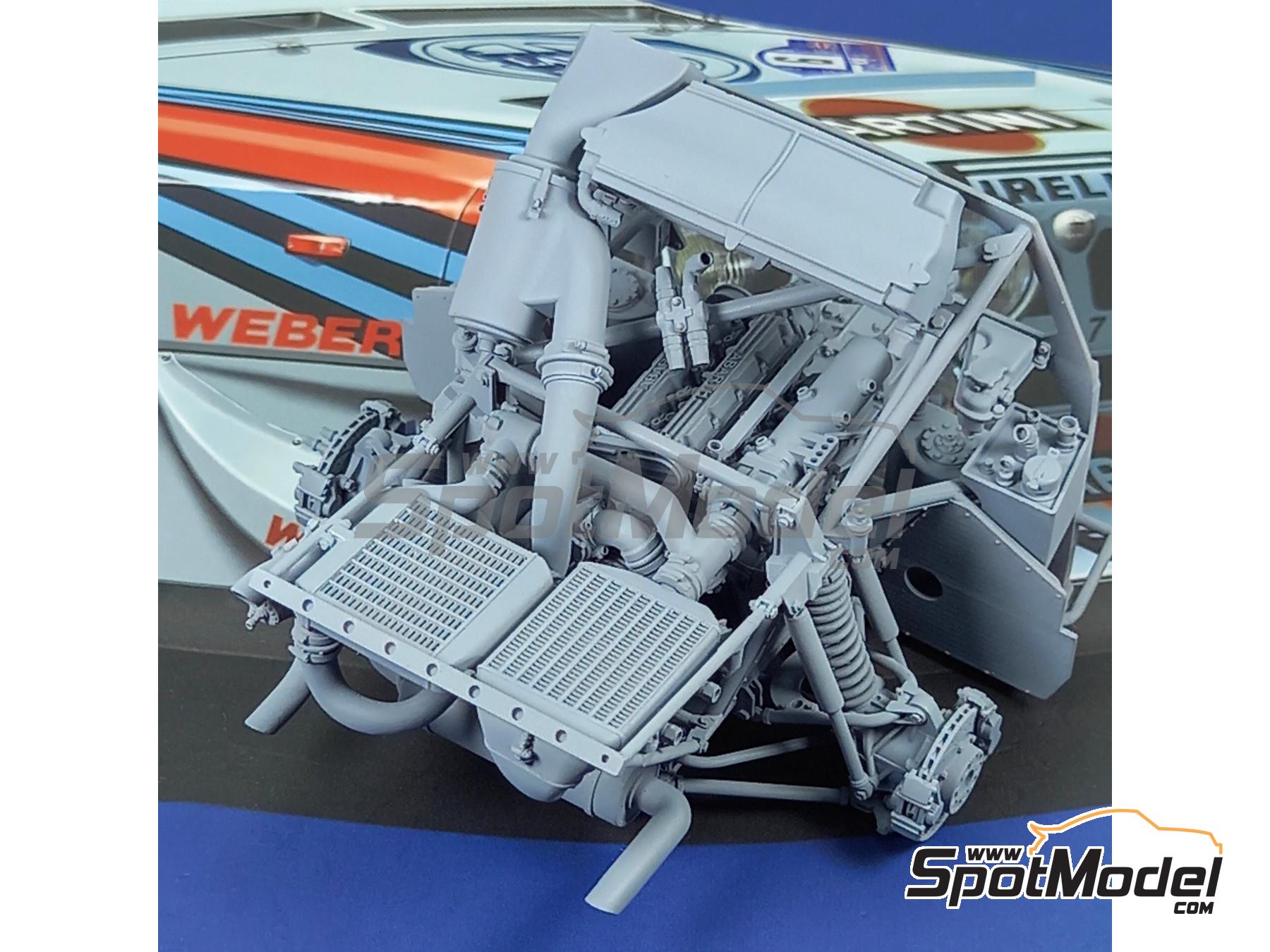 Image 4: Lancia Delta S4 Grupo B | Motor en escala&nbsp;1/24 fabricado por GPmodeling (ref.&nbsp;GP-S426)