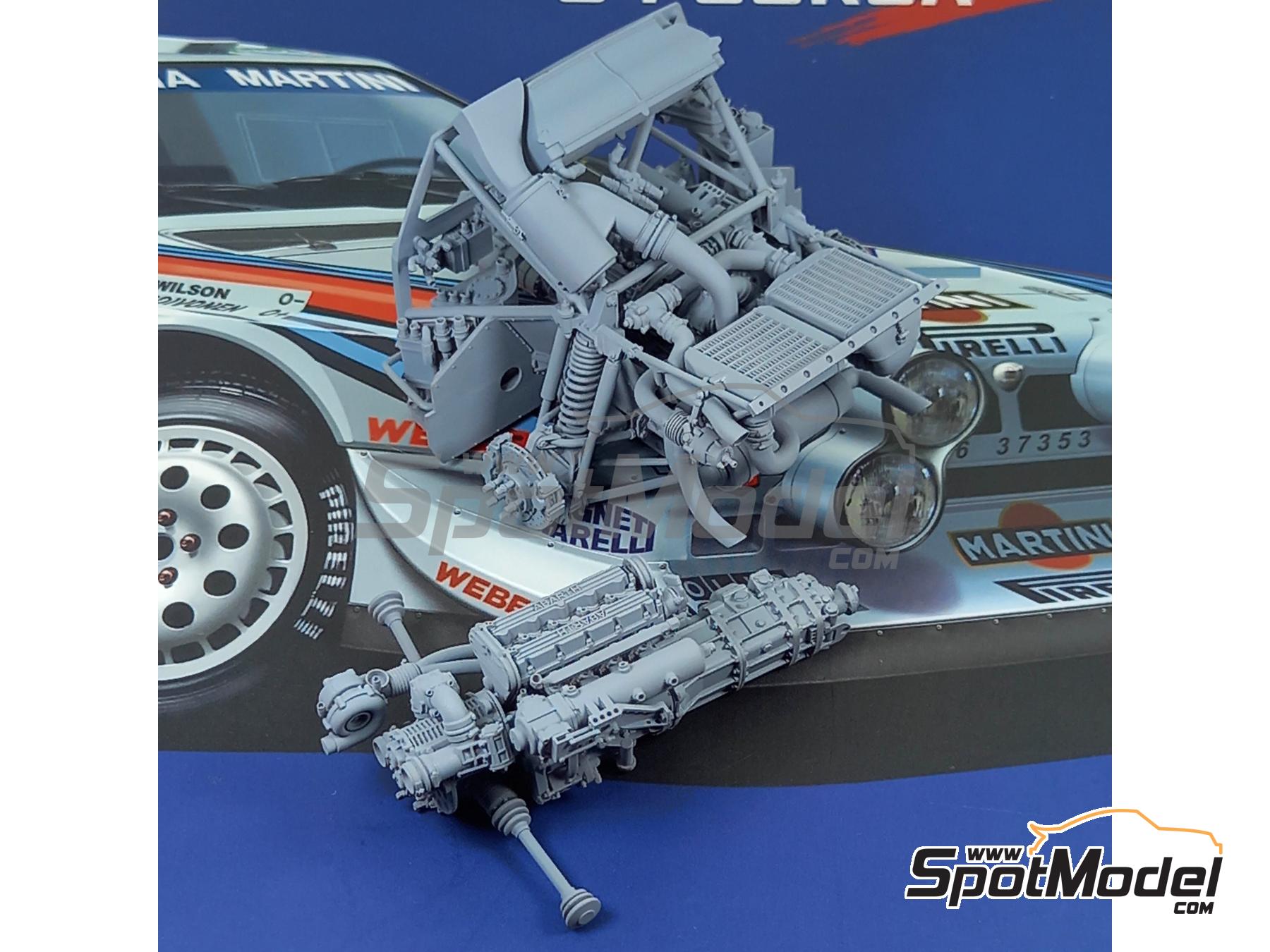 Image 5: Lancia Delta S4 Grupo B | Motor en escala&nbsp;1/24 fabricado por GPmodeling (ref.&nbsp;GP-S426)