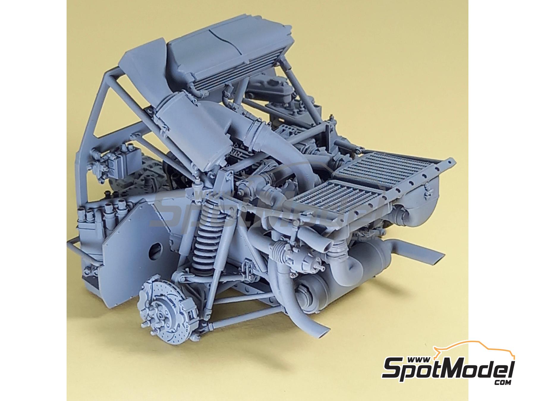 Image 15: Lancia Delta S4 Grupo B | Motor en escala&nbsp;1/24 fabricado por GPmodeling (ref.&nbsp;GP-S426)