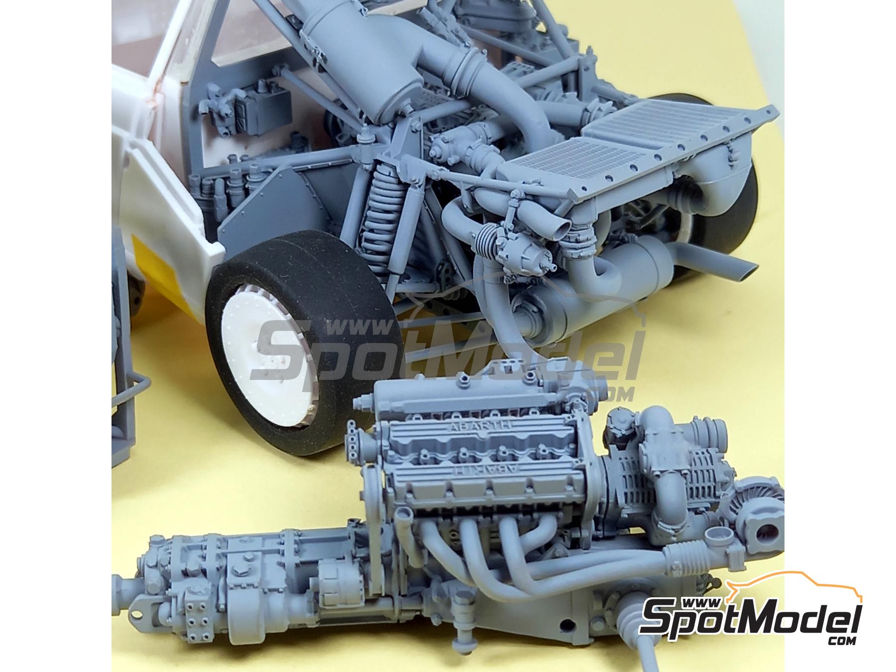 Image 21: Lancia Delta S4 Grupo B | Motor en escala&nbsp;1/24 fabricado por GPmodeling (ref.&nbsp;GP-S426)