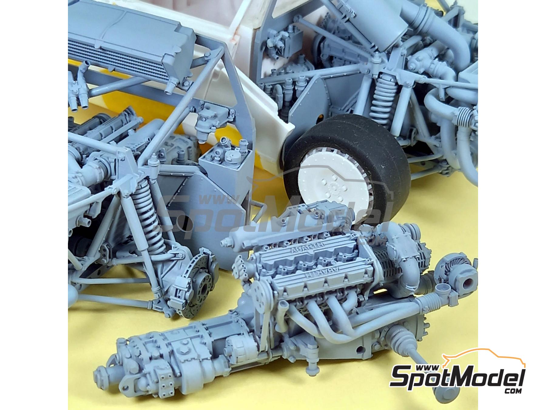 Image 22: Lancia Delta S4 Grupo B | Motor en escala&nbsp;1/24 fabricado por GPmodeling (ref.&nbsp;GP-S426)