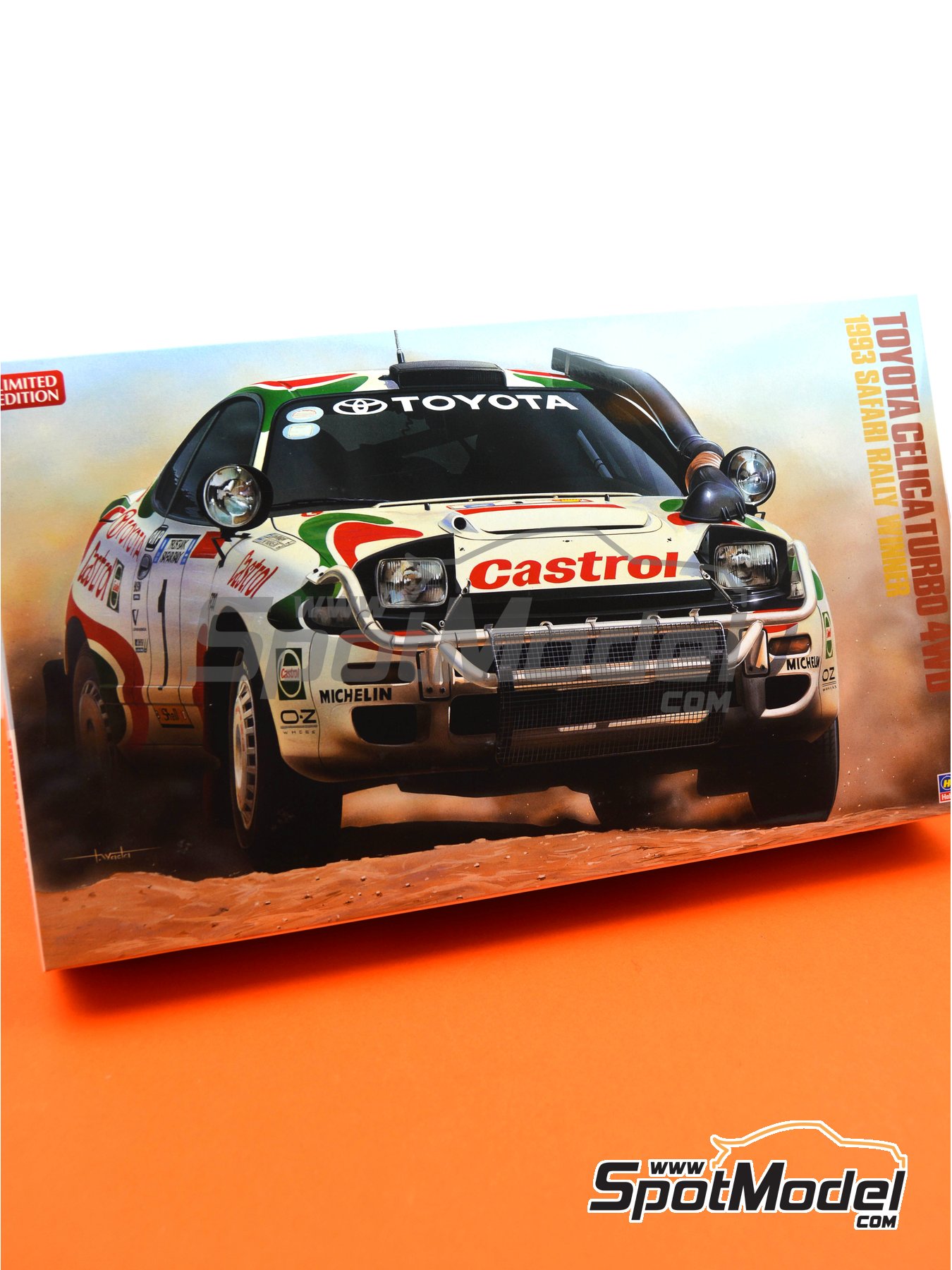 Toyota Celica Turbo 4WD Toyota Castrol Team - Safari Rally 1993 | Model car kit in 1/24 scale manufactured by Hasegawa (ref.&nbsp;20309) image