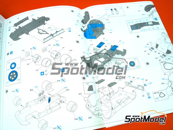 Image 10: Mazda 767B Equipo Mazdaspeed patrocinado por Charge - 24 Horas de Le Mans 1989 | Maqueta de coche en escala 1/24 fabricado por Hasegawa (ref. 20312, tambien 4967834203129)