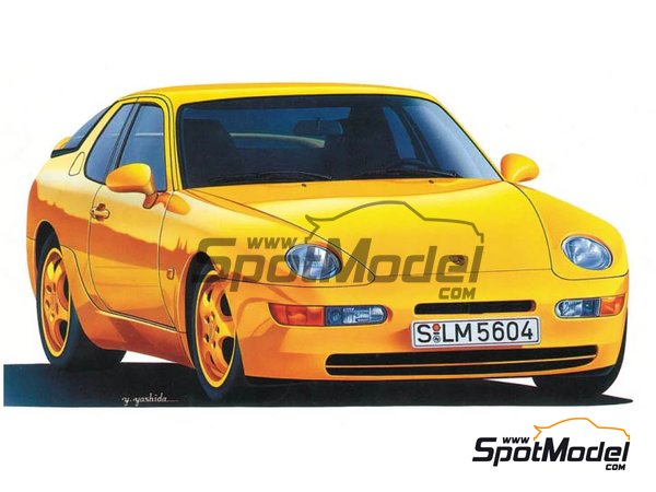 Image 1: Porsche 968 Club Sport | Model car kit in 1/24 scale manufactured by Hasegawa (ref.&nbsp;20317)