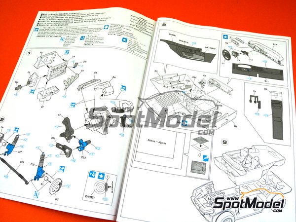 Image 9: Porsche 968 Club Sport | Model car kit in 1/24 scale manufactured by Hasegawa (ref.&nbsp;20317)