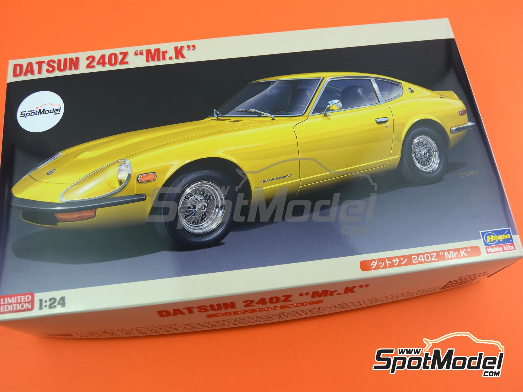 Image 13: Datsun 240Z Mr.K | Car scale model kit in 1/24 scale manufactured by Hasegawa (ref.&nbsp;20419, also 4967834204195)