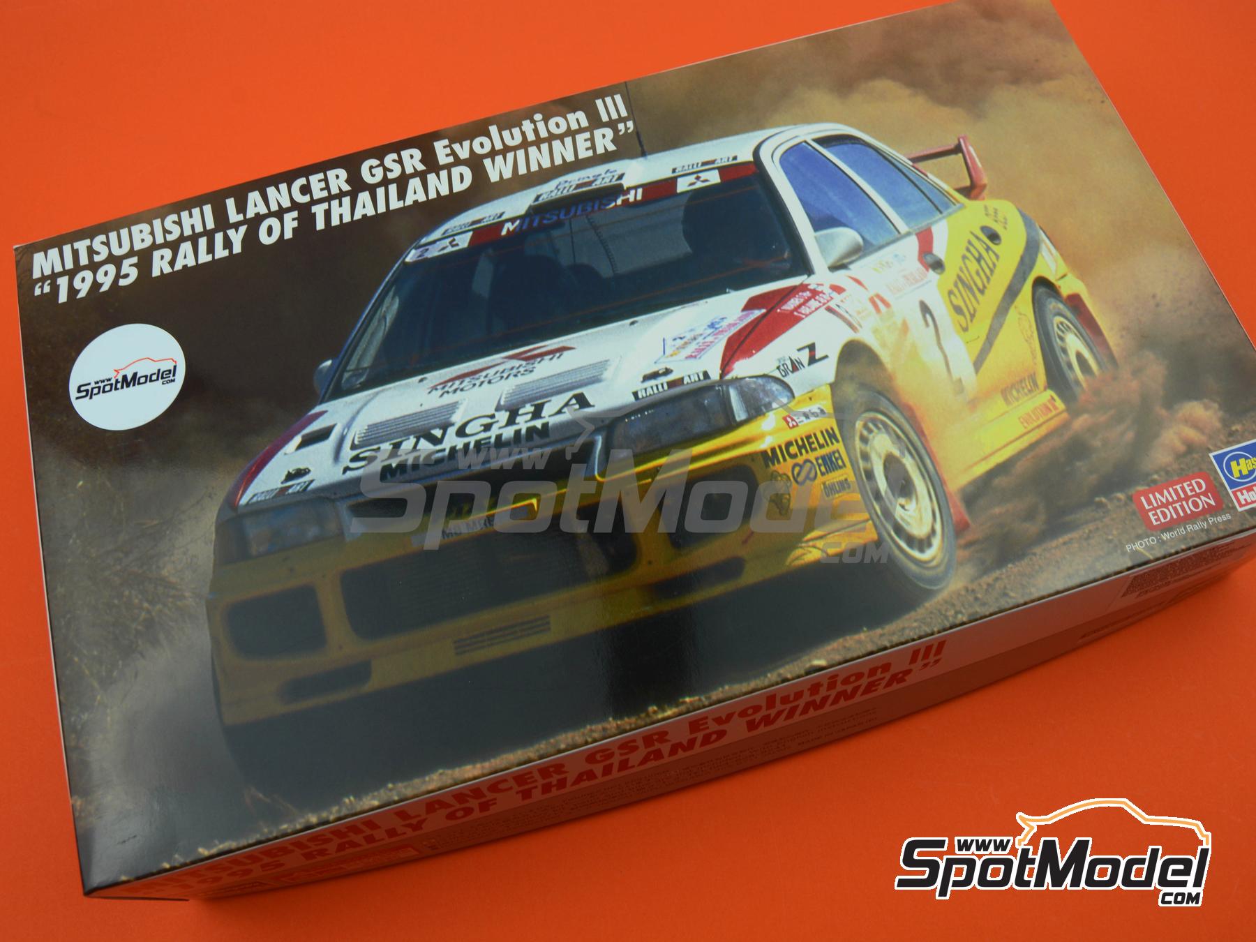 Hasegawa 20625: Car scale model kit 1/24 scale - Mitsubishi Lancer GSR ...