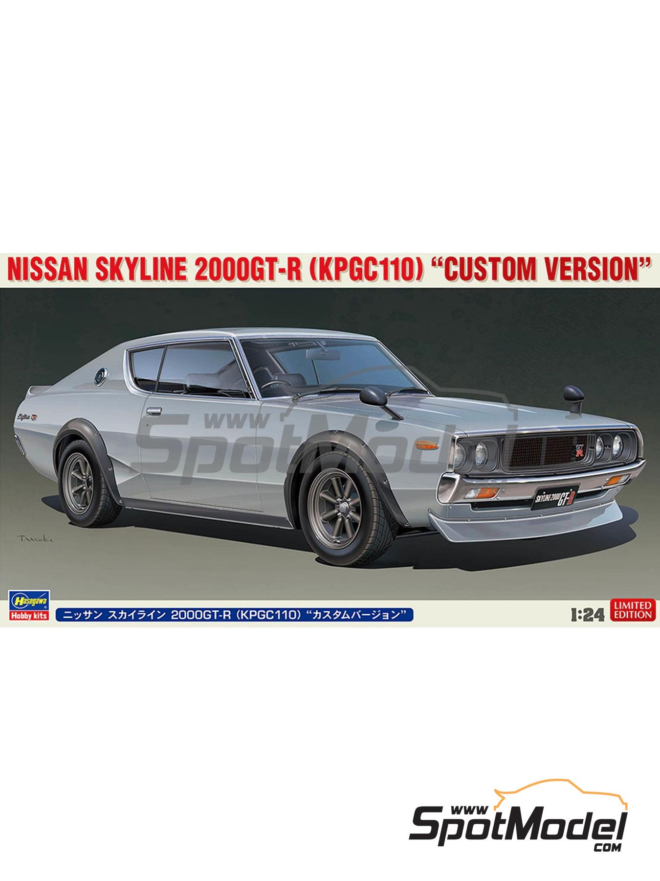 Skyline110ページです⭐︎ Hasegawa 20669: Car scale model kit 1/24 scale - Nissan Skyline
