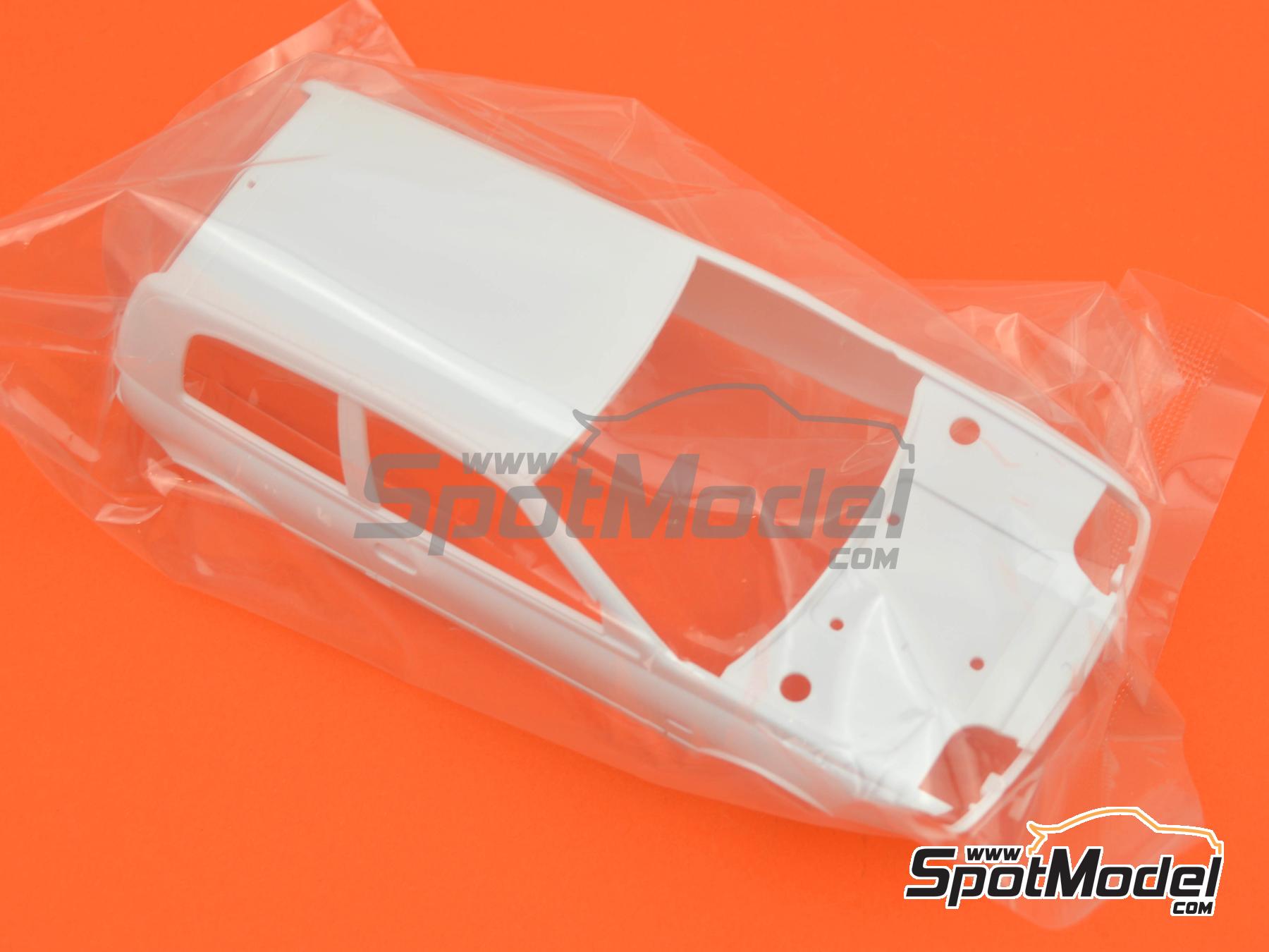 Image 3: Nissan Sunny - Pulsar GTI-R RNN14 Group N Nissan Belgium Rally Team sponsored by Alcatel - Acropolis Rally 1992 | Car scale model kit in 1/24 scale manufactured by Hasegawa (ref.&nbsp;20676, also 4967834206762)