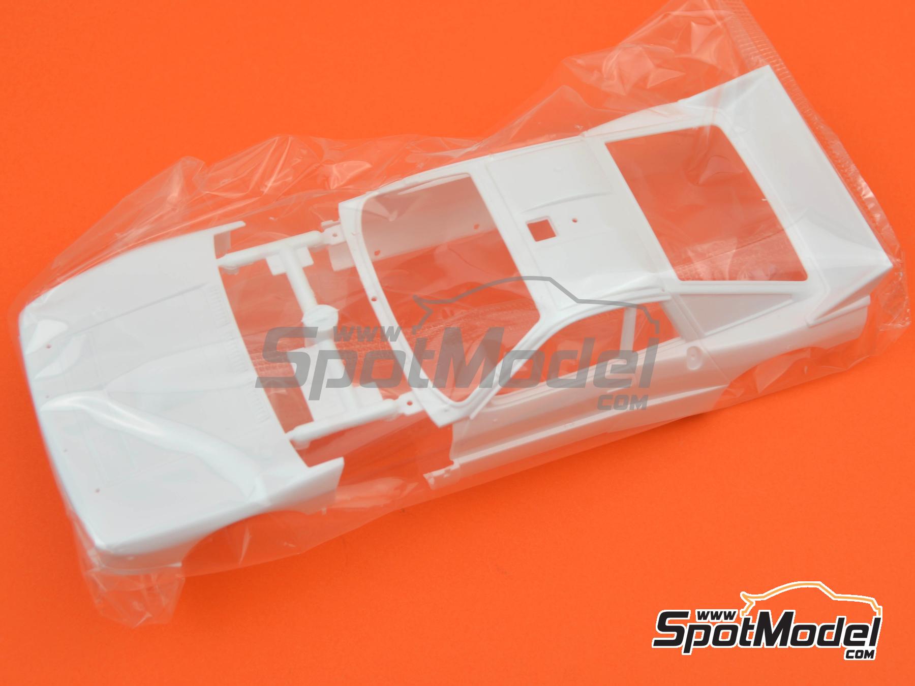 Image 3: Lancia 037 Rally sponsored by RACC Bendix España - Monte Carlo Rally - Rallye Automobile de Monte-Carlo 1986 | Car scale model kit in 1/24 scale manufactured by Hasegawa (ref. 20681, also 4967834206816)