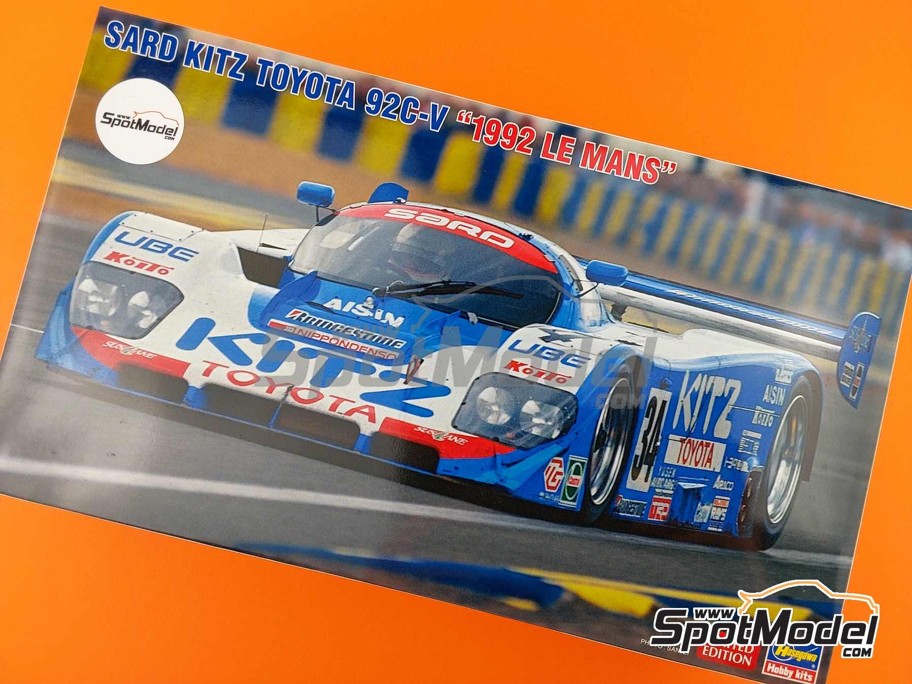 New Hasegawa 1/24 Scale SARD KITZ Toyota 92C-V 1992 Le Mans