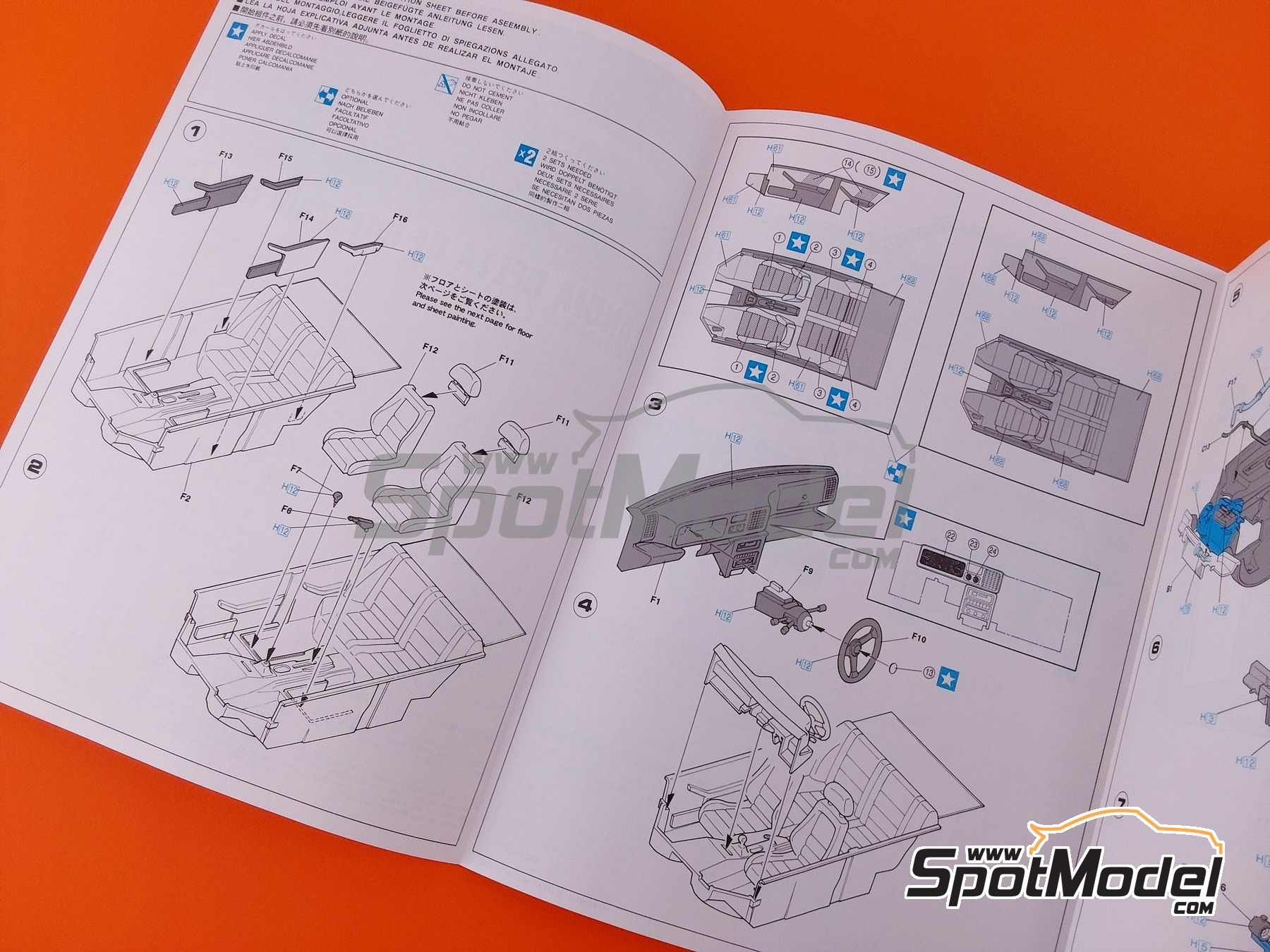 Image 4: Lancia Delta HF Integrale 16V | Car scale model kit in 1/24 scale manufactured by Hasegawa (ref. 20710, also 4967834207103)