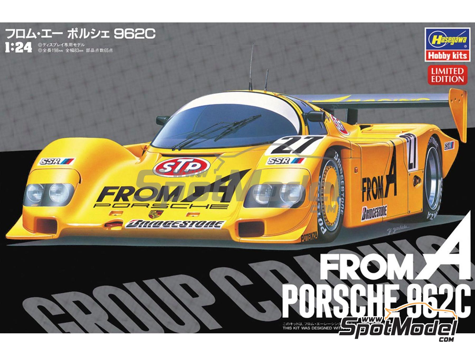 Hasegawa 20718: Car scale model kit 1/24 scale - Porsche