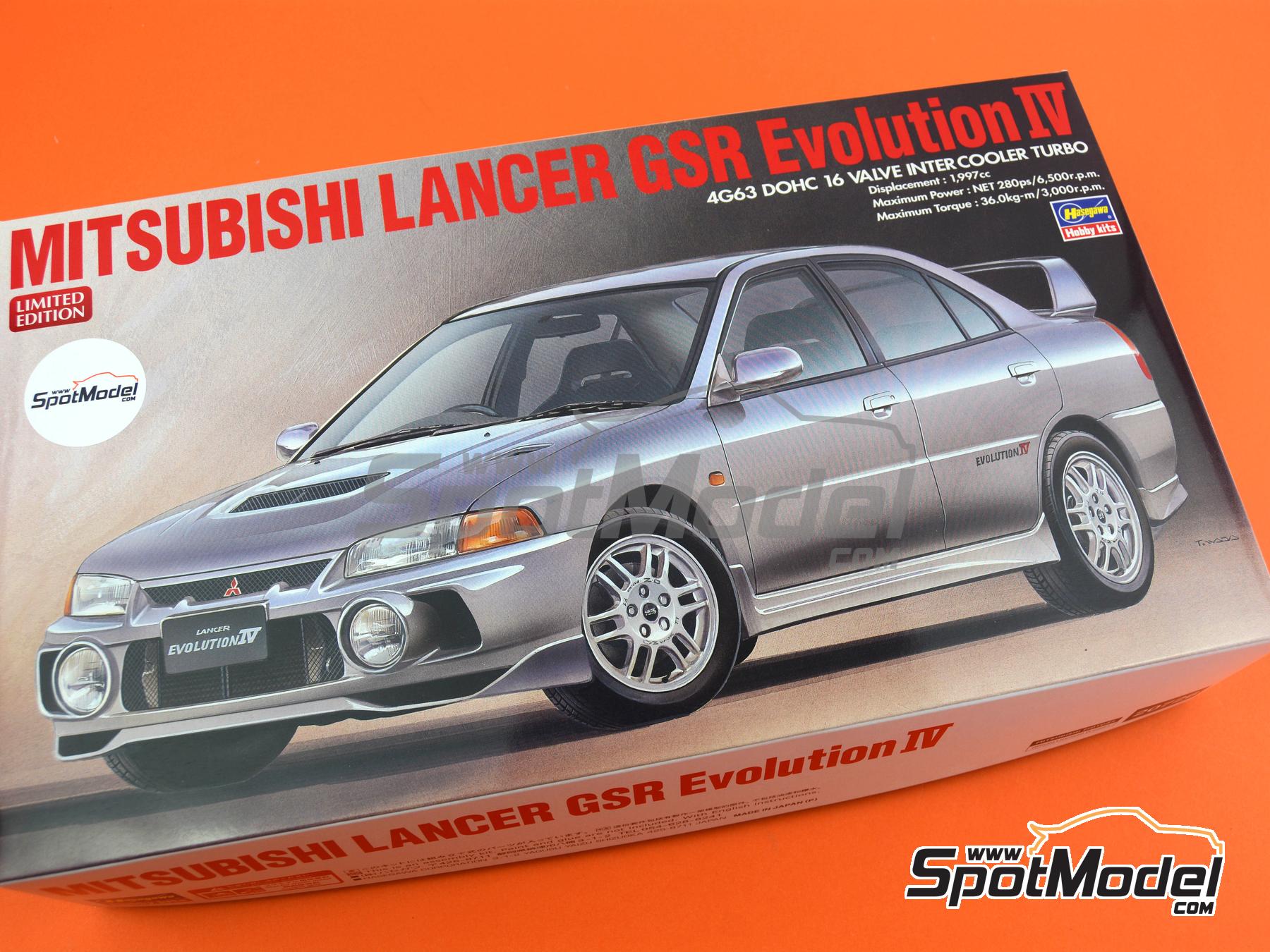 Hasegawa 20726: Car scale model kit 1/24 scale - Mitsubishi Lancer