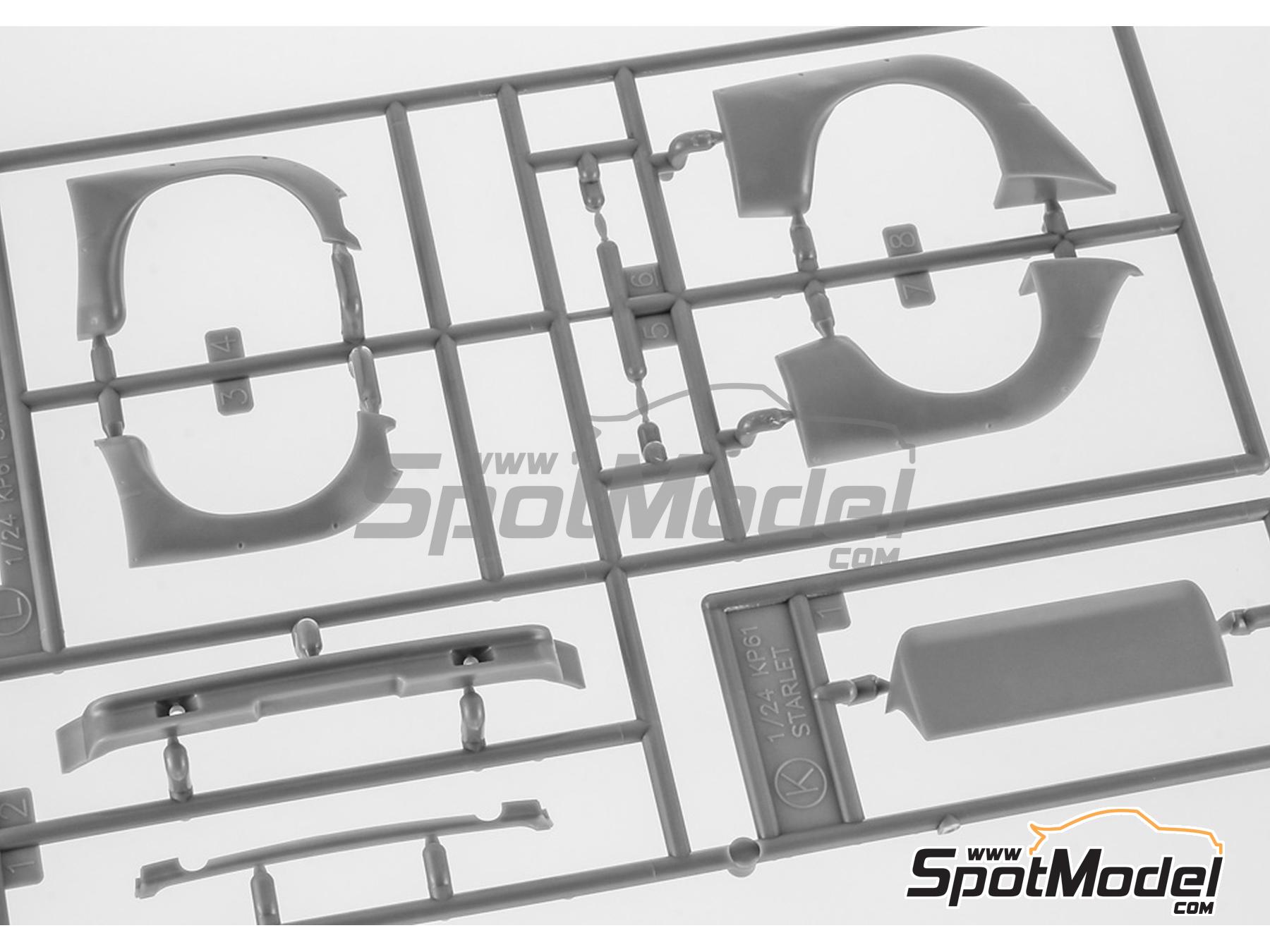 STARLET RCスケールモデル Hasegawa 20734: Car scale model kit 1/24 scale - Toyota
