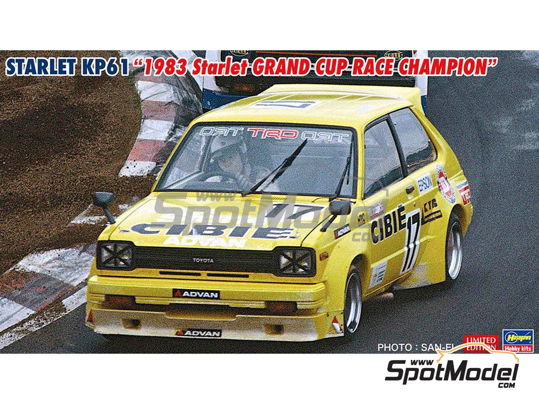 Hasegawa 20796: Car scale model kit 1/24 scale - Toyota Starlet