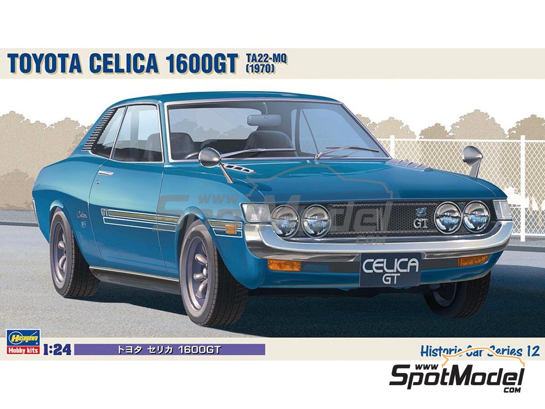 Image 1: Toyota Celica 1600GT TA22 -  1970 | Car scale model kit in 1/24 scale manufactured by Hasegawa (ref.&nbsp;21112, also 4967834211124 and HC-12)