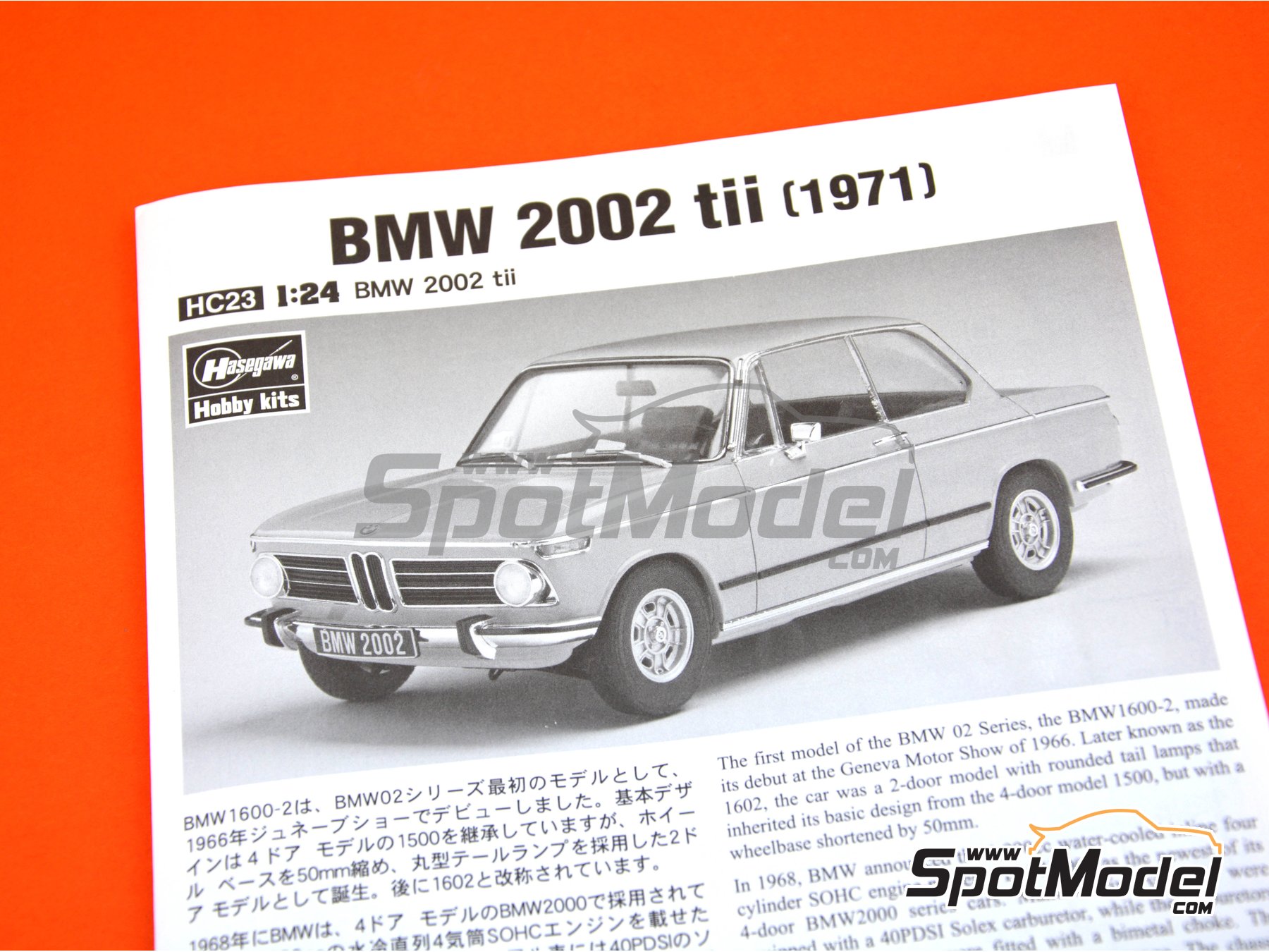 Hasegawa HC23 BMW 2002 tii 1/24 kit
