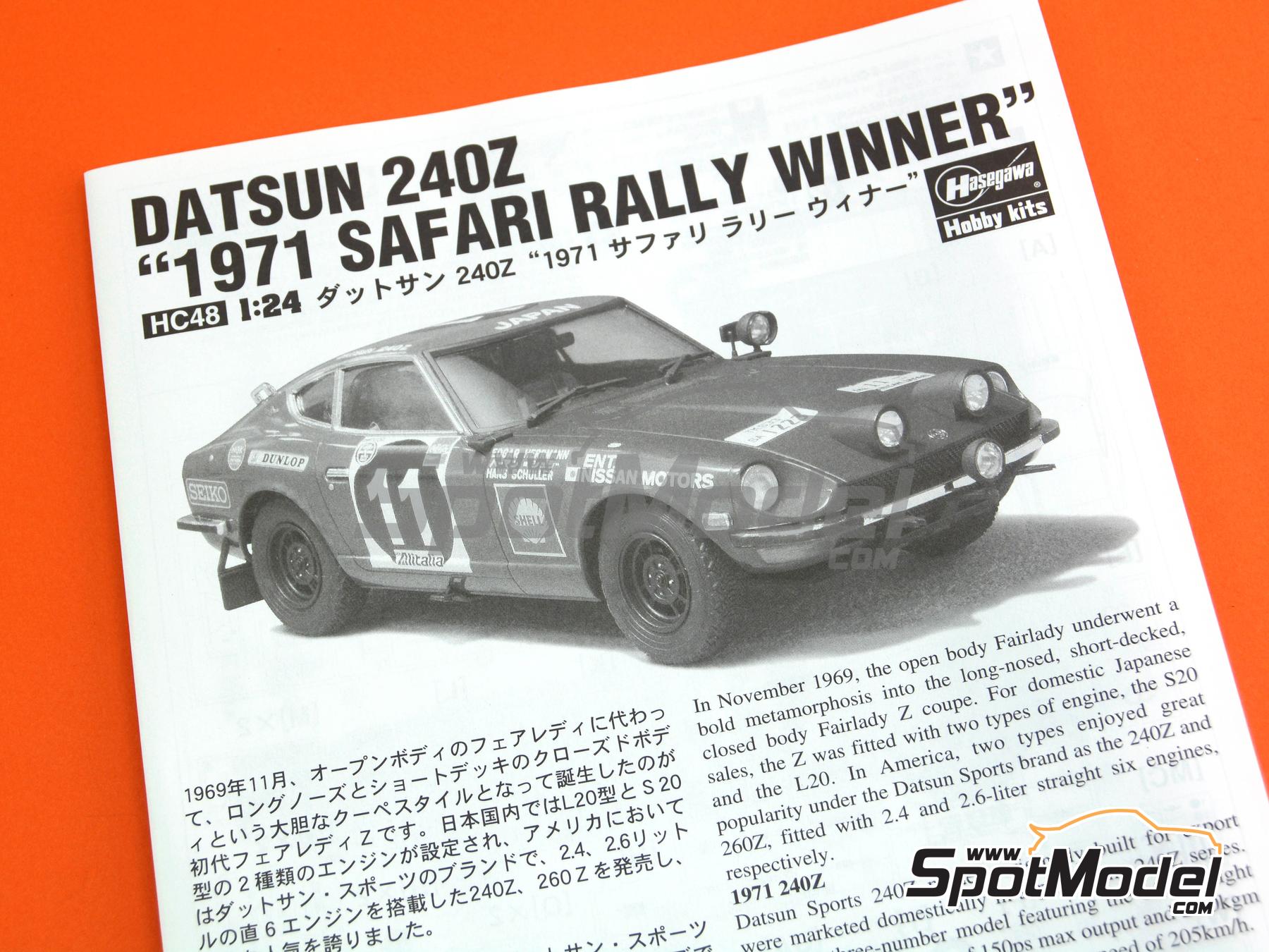 Ixo 1/43 Datsun 240Z Safari Rally 1973 - Mehta/Drews - Miniature Occasion