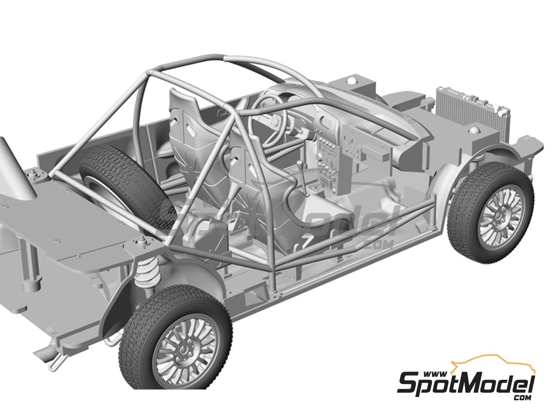 Image 3: Nissan Sunny - Pulsar GTI-R RNN14 Nissan Motorsports Europe Team sponsored by Jecs - Acropolis Rally 1991 | Car scale model kit in 1/24 scale manufactured by Hasegawa (ref.&nbsp;21153, also 4967834211537 and HC47)