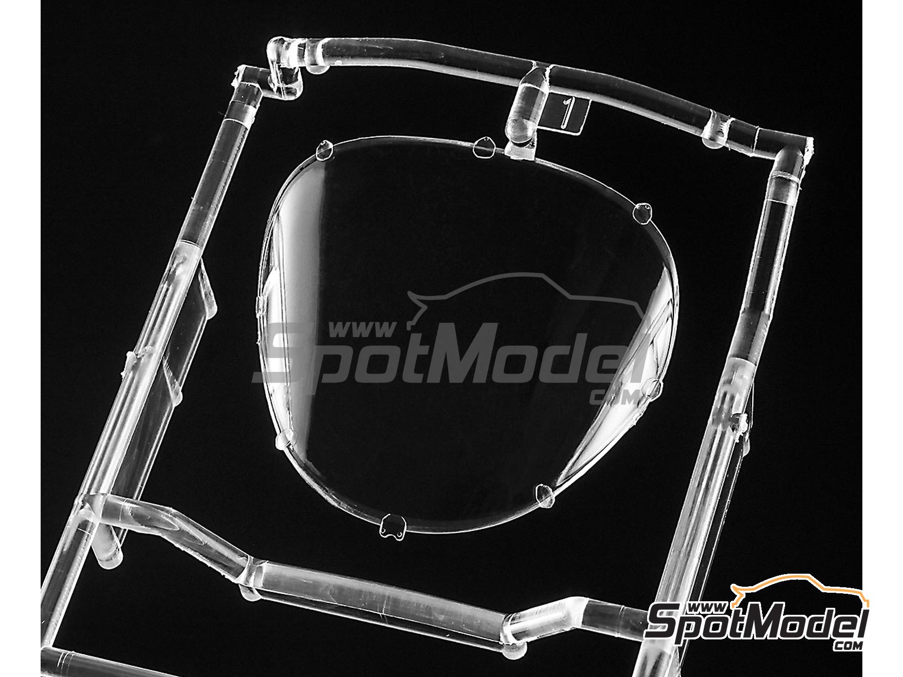 Image 27: Toyota 91C-V Tom's Team sponsored by Minolta - All Japan Sport Prototype Championship (JSPC) 1991 | Car scale model kit in 1/24 scale manufactured by Hasegawa (ref.&nbsp;21156, also 4967834211568, HC56 and 211568)