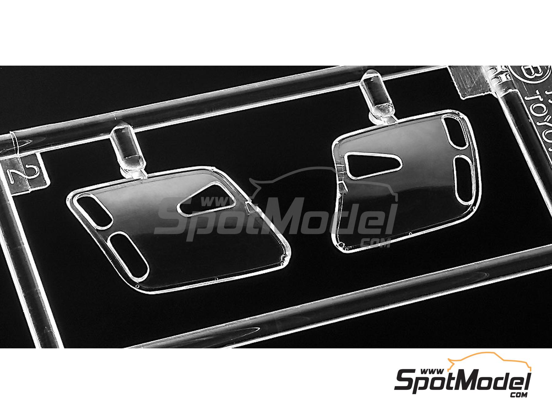 Image 28: Toyota 91C-V Tom's Team sponsored by Minolta - All Japan Sport Prototype Championship (JSPC) 1991 | Car scale model kit in 1/24 scale manufactured by Hasegawa (ref.&nbsp;21156, also 4967834211568, HC56 and 211568)