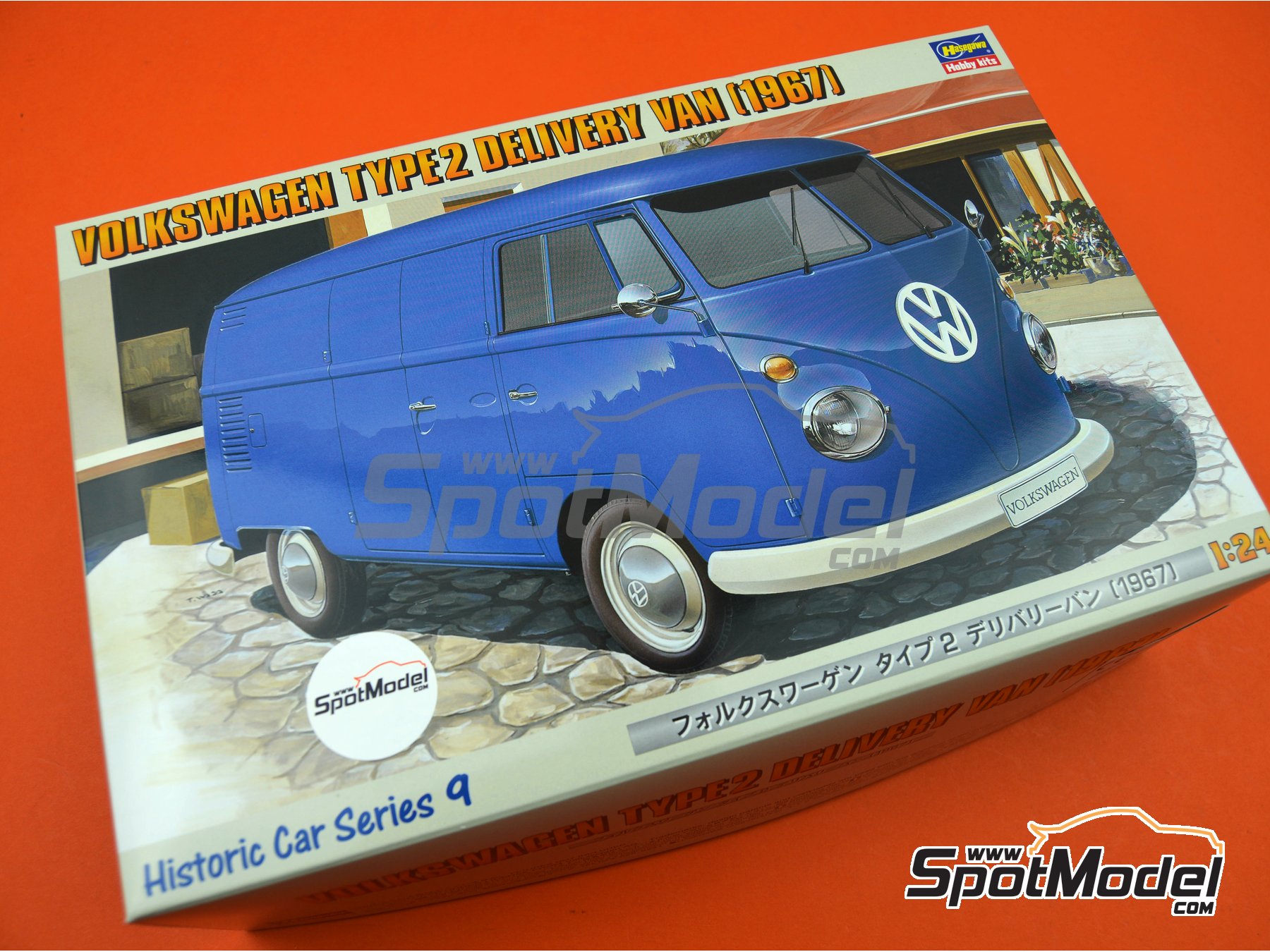 Hasegawa 21209: Van Scale Model Kit 1 24 Scale - Volkswagen Transporter 