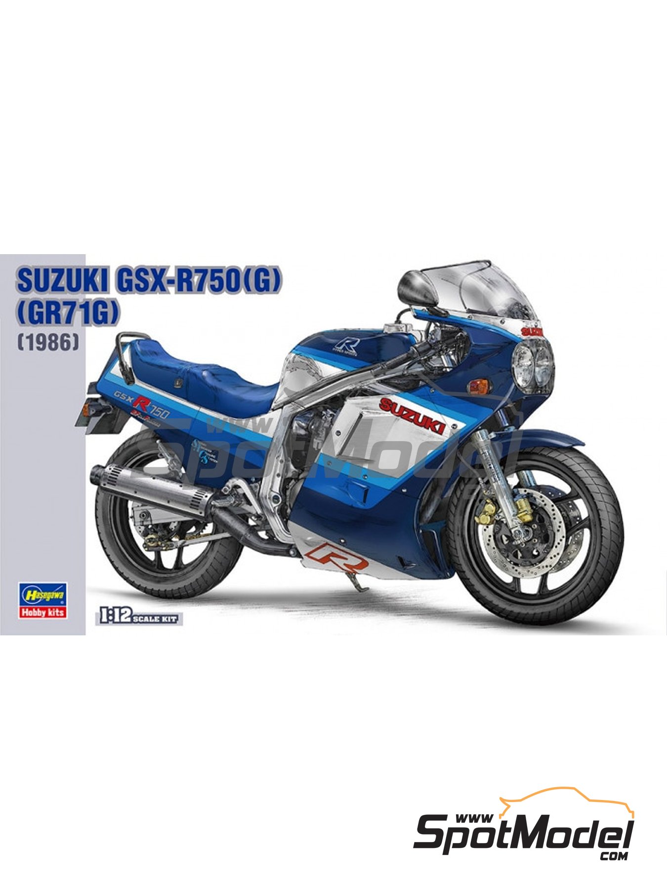 GR71G plastic model BK7 G Hasegawa 1/12 Bike Series Suzuki GSX-R750 