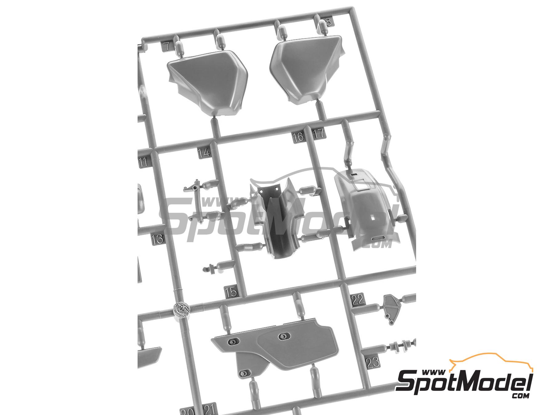 Image 6: Honda XLR Baja (MD22) -  1991 | Maqueta de moto en escala 1/12 fabricado por Hasegawa (ref. 21516, tambien 4967834215160 y BK16)