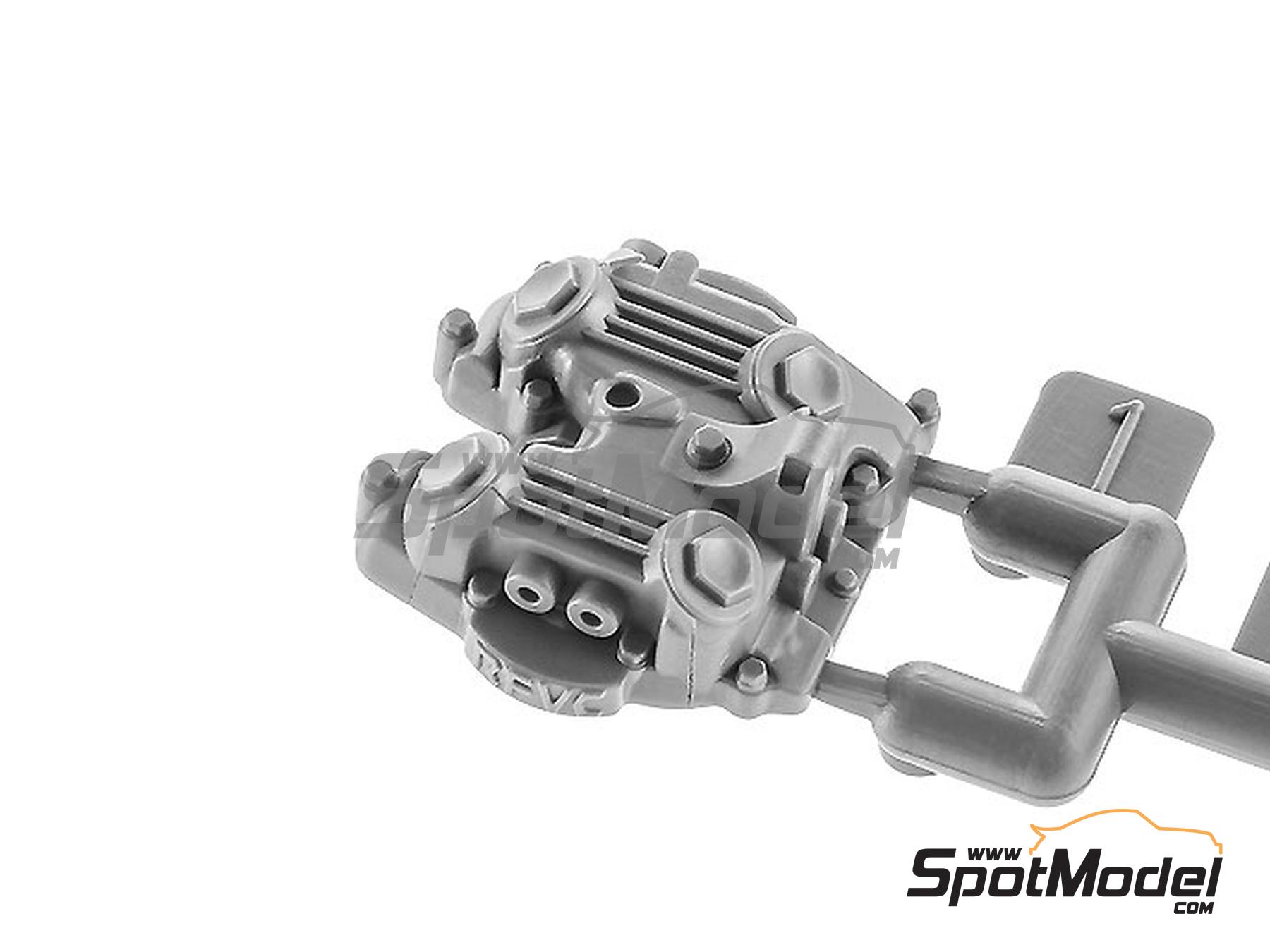 Image 14: Honda XLR Baja (MD22) -  1991 | Maqueta de moto en escala 1/12 fabricado por Hasegawa (ref. 21516, tambien 4967834215160 y BK16)